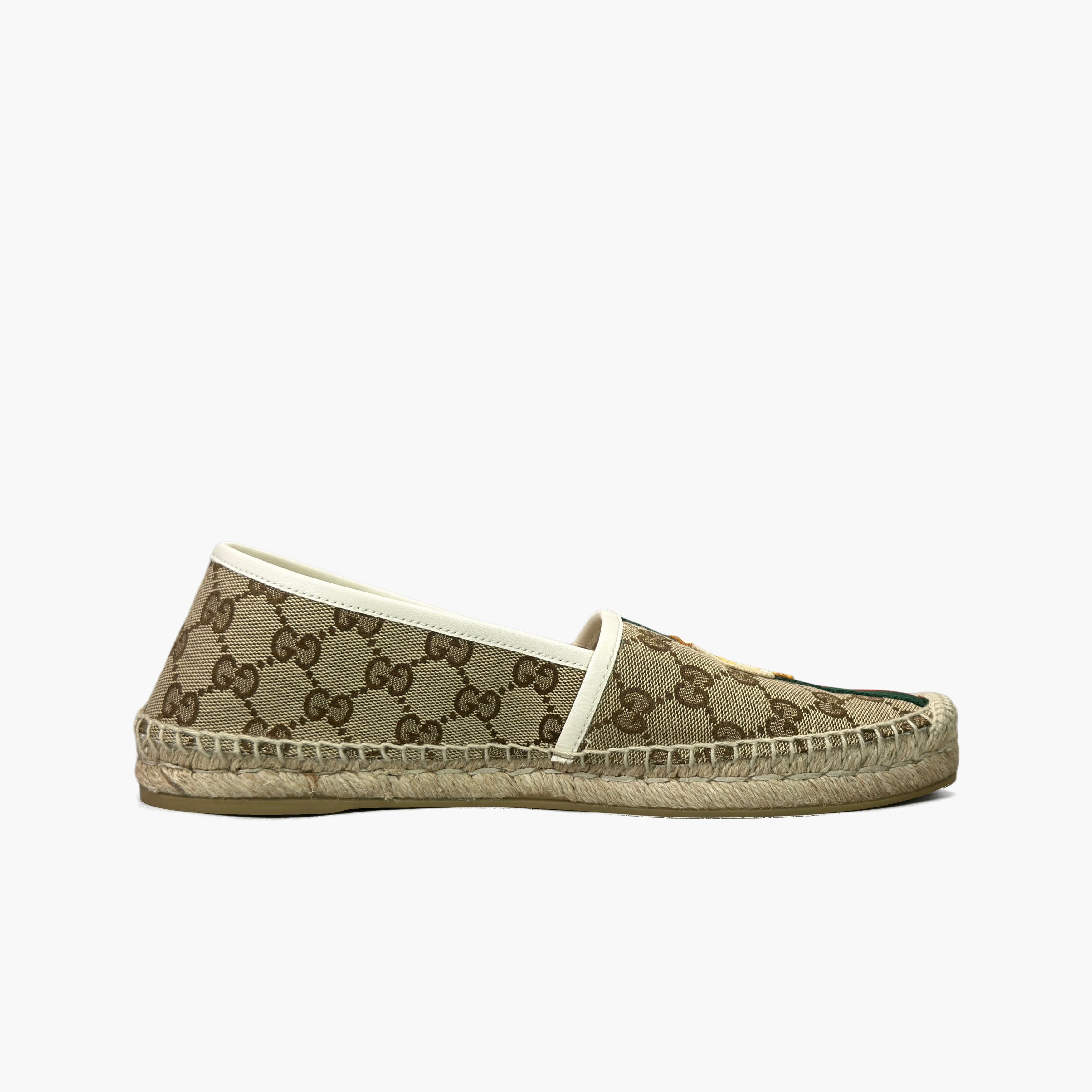 Gucci Gucci GG Supreme Embroidered Espadrilles Size 41 Size US 8 / EU 41 - 2 Thumbnail