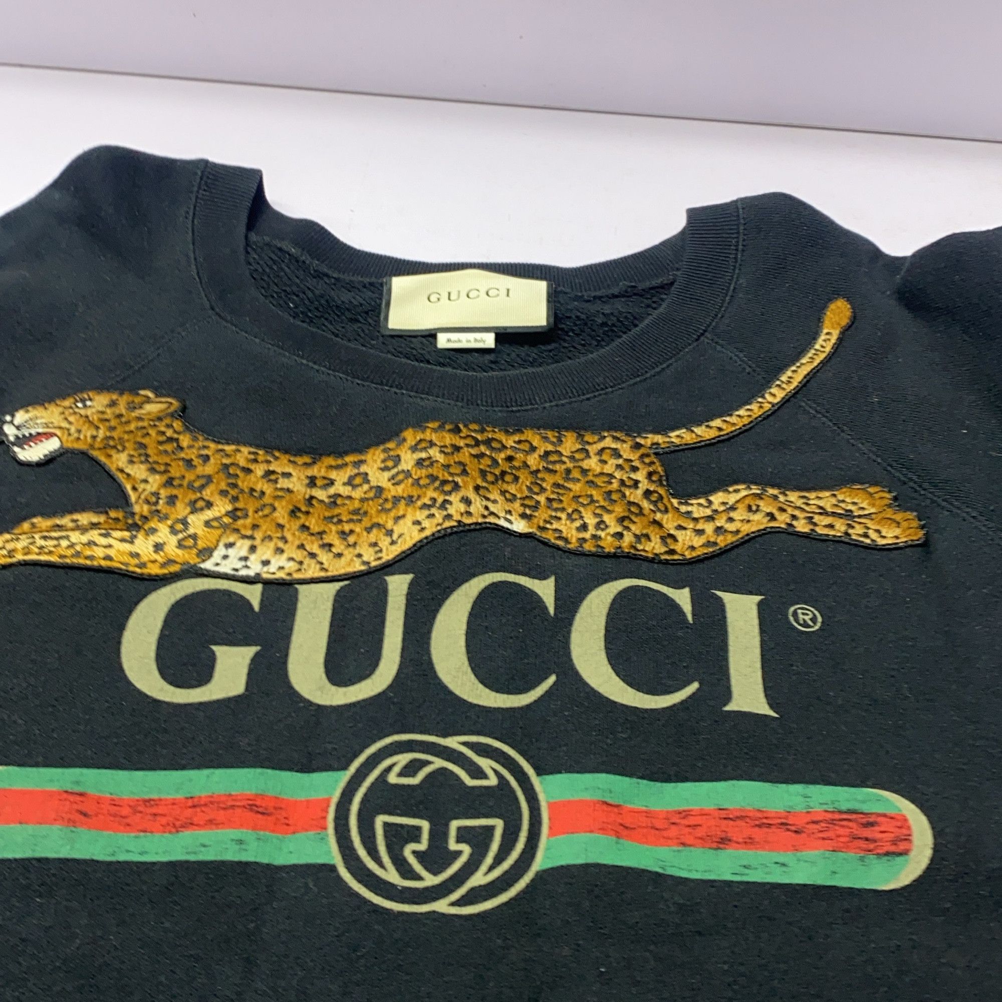 Gucci Gucci Panther Logo Sweatshirt Size S Size US S / EU 44-46 / 1 - 4 Thumbnail