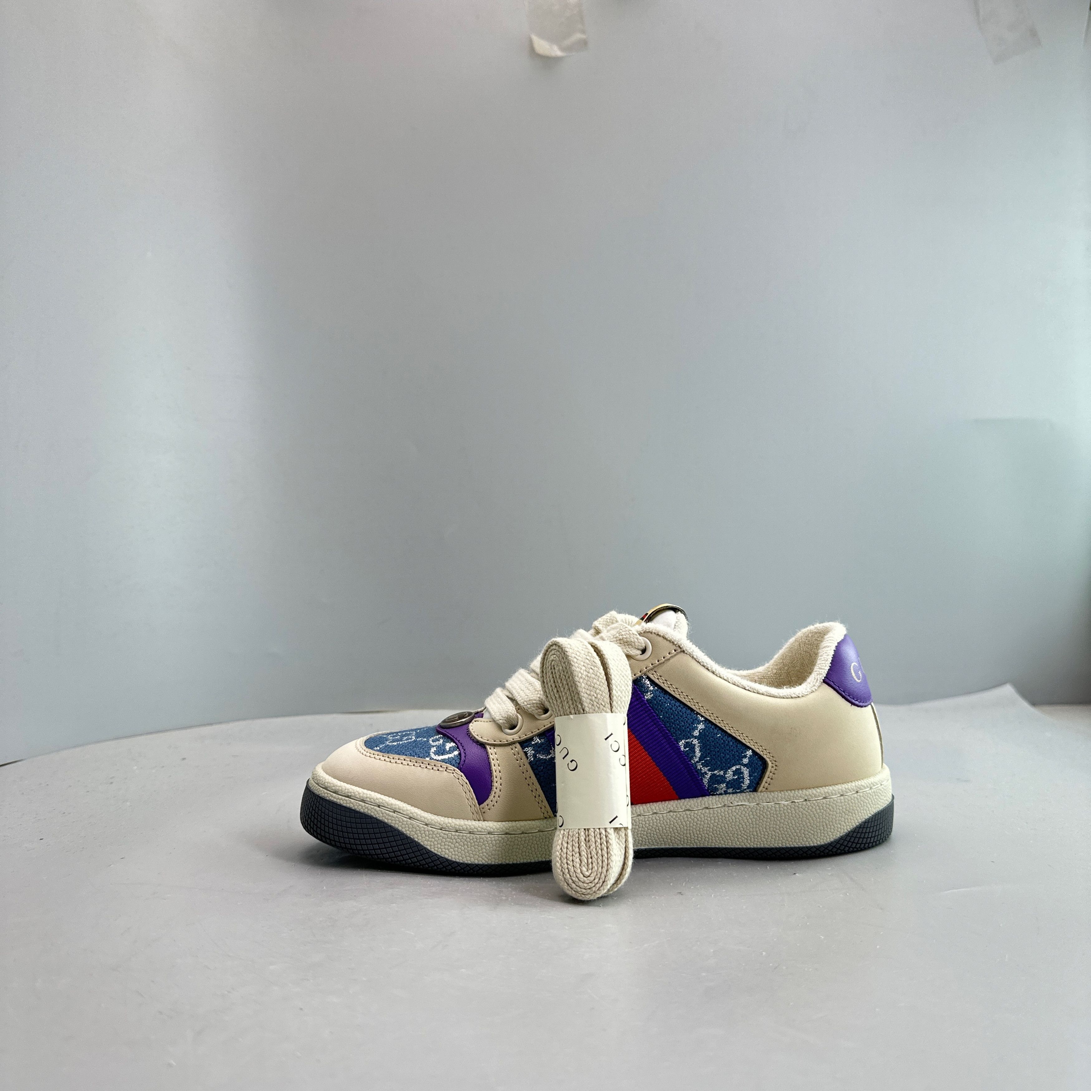 Gucci Gucci Screener Low-Top Sneakers Size 34 Size US 4 / IT 34 - 10 Thumbnail