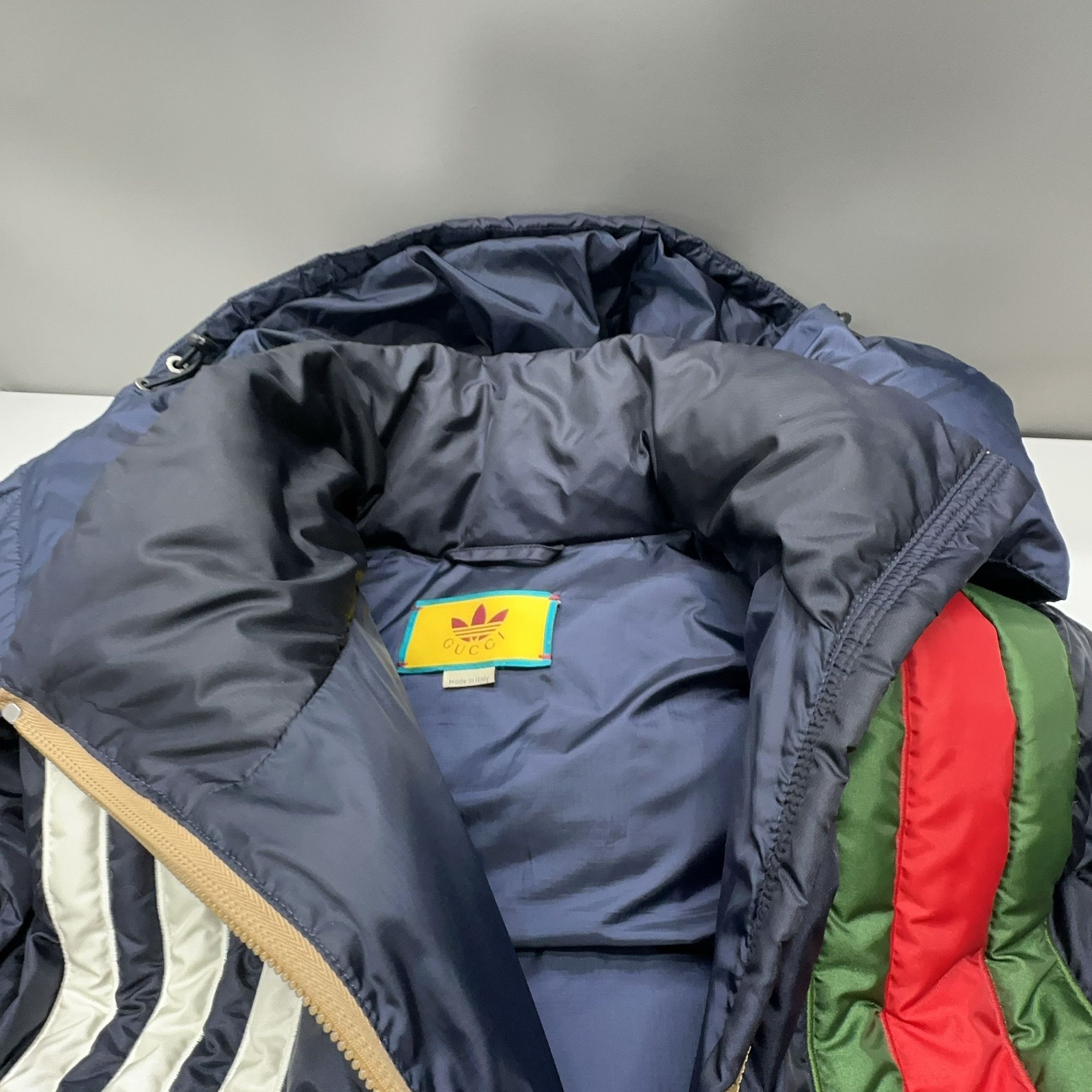 Gucci Gucci x Adidas Striped Down Jacket Size 44 Size US S / EU 44-46 / 1 - 6 Thumbnail