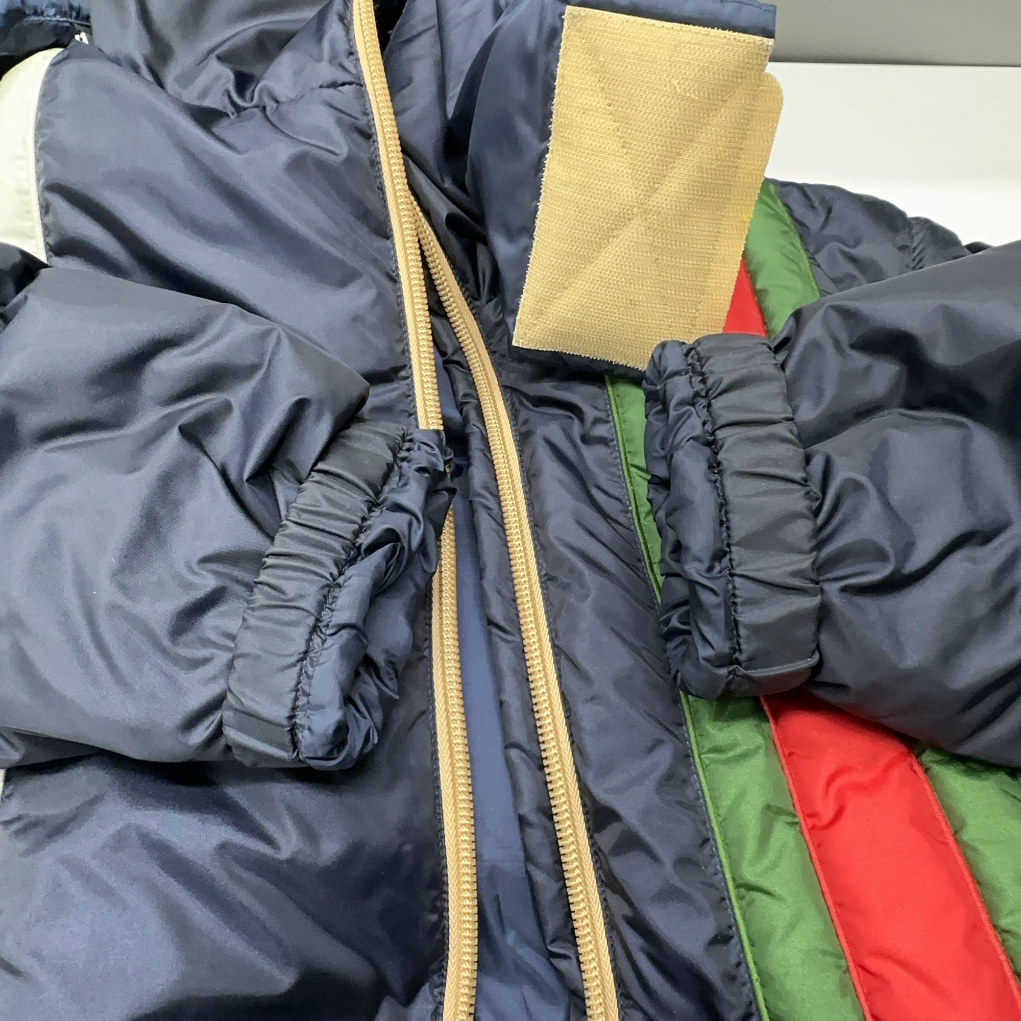 Gucci Gucci x Adidas Striped Down Jacket Size 44 Size US S / EU 44-46 / 1 - 9 Thumbnail