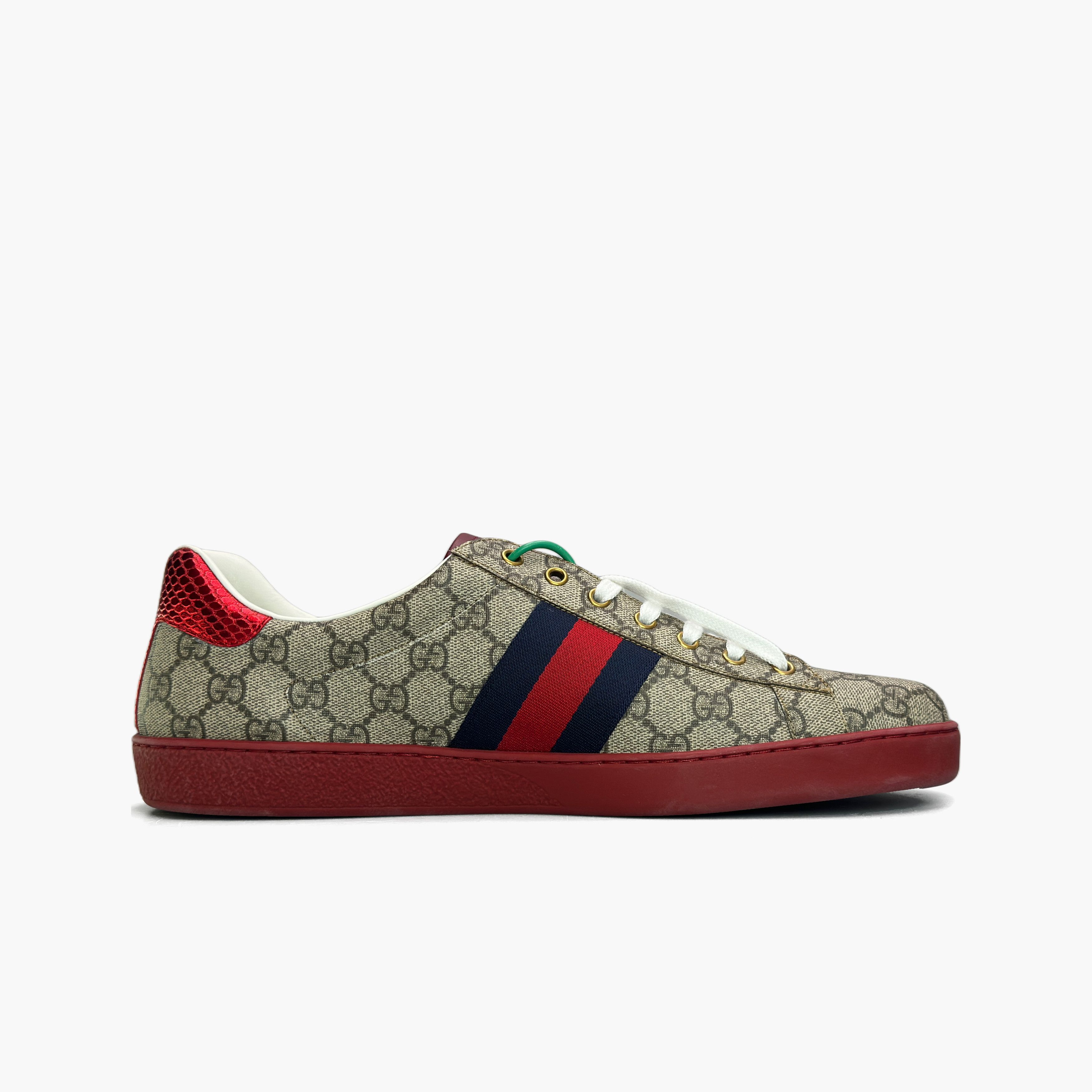 Gucci Gucci GG Supreme Ace Low-Top Sneakers Size 10 Size US 14 / EU 47 - 2 Thumbnail