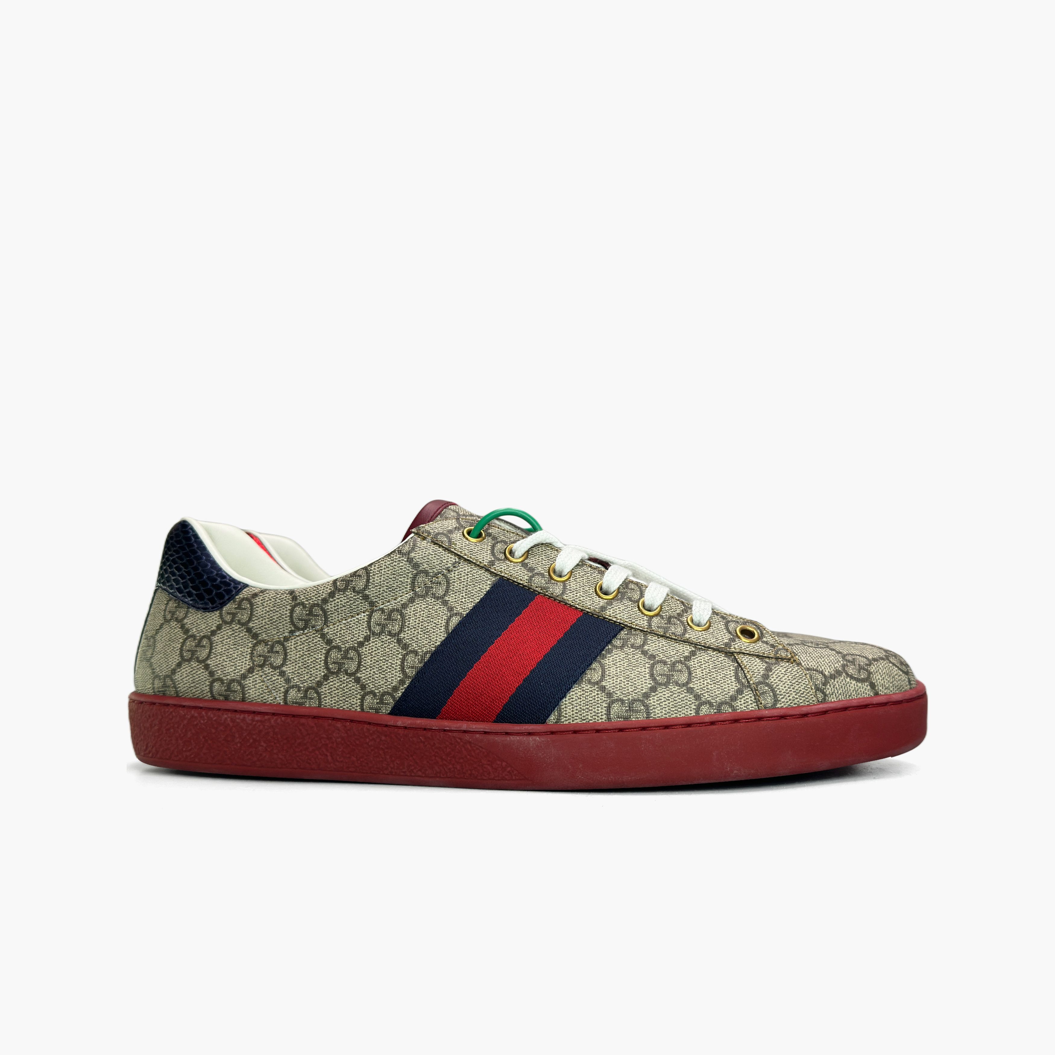 Gucci Gucci GG Supreme Ace Low-Top Sneakers Size 10 Size US 14 / EU 47 - 4 Thumbnail