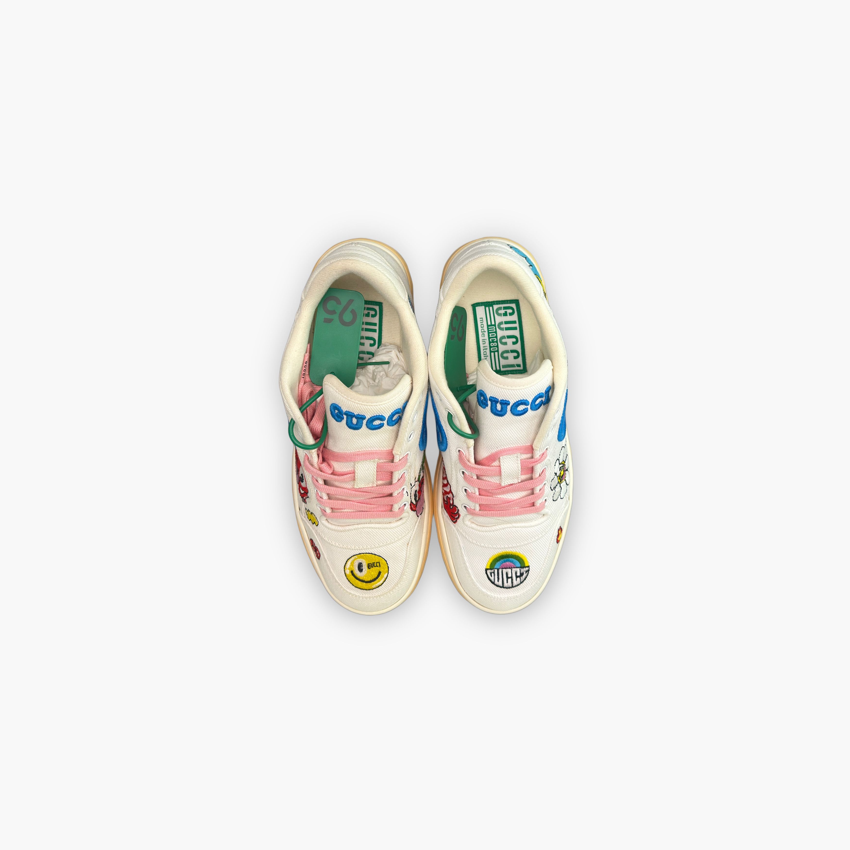 Gucci Gucci MAC80 Embroidered Low-Top Sneakers Size 37 Size US 7 / IT 37 - 9 Thumbnail