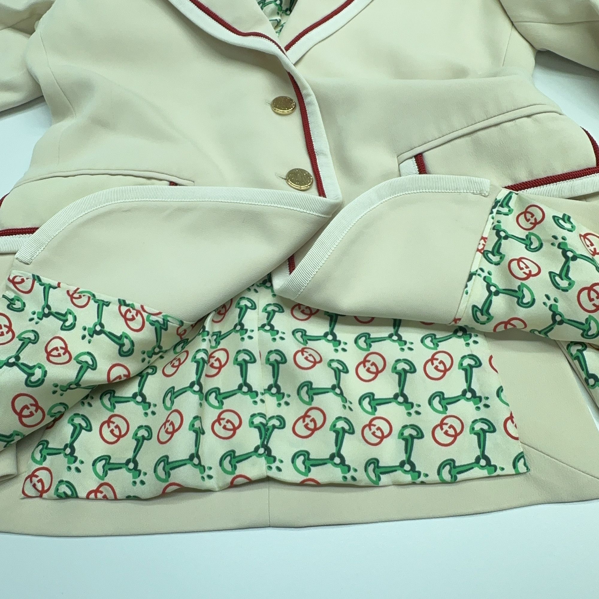 Gucci Gucci Logo Lining Blazer Size IT 40 Size S / US 4 / IT 40 - 7 Thumbnail