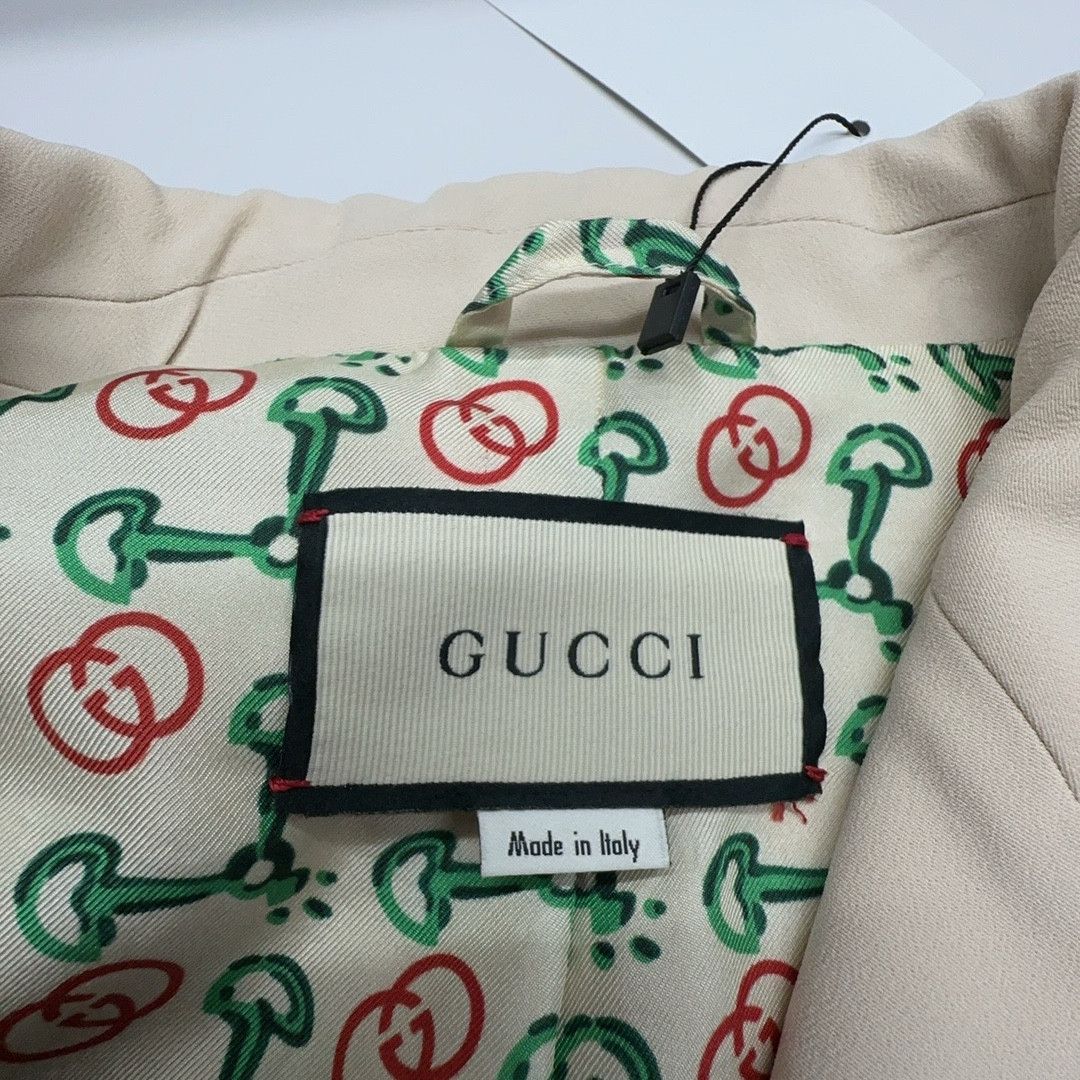Gucci Gucci Logo Lining Blazer Size IT 40 Size S / US 4 / IT 40 - 3 Thumbnail