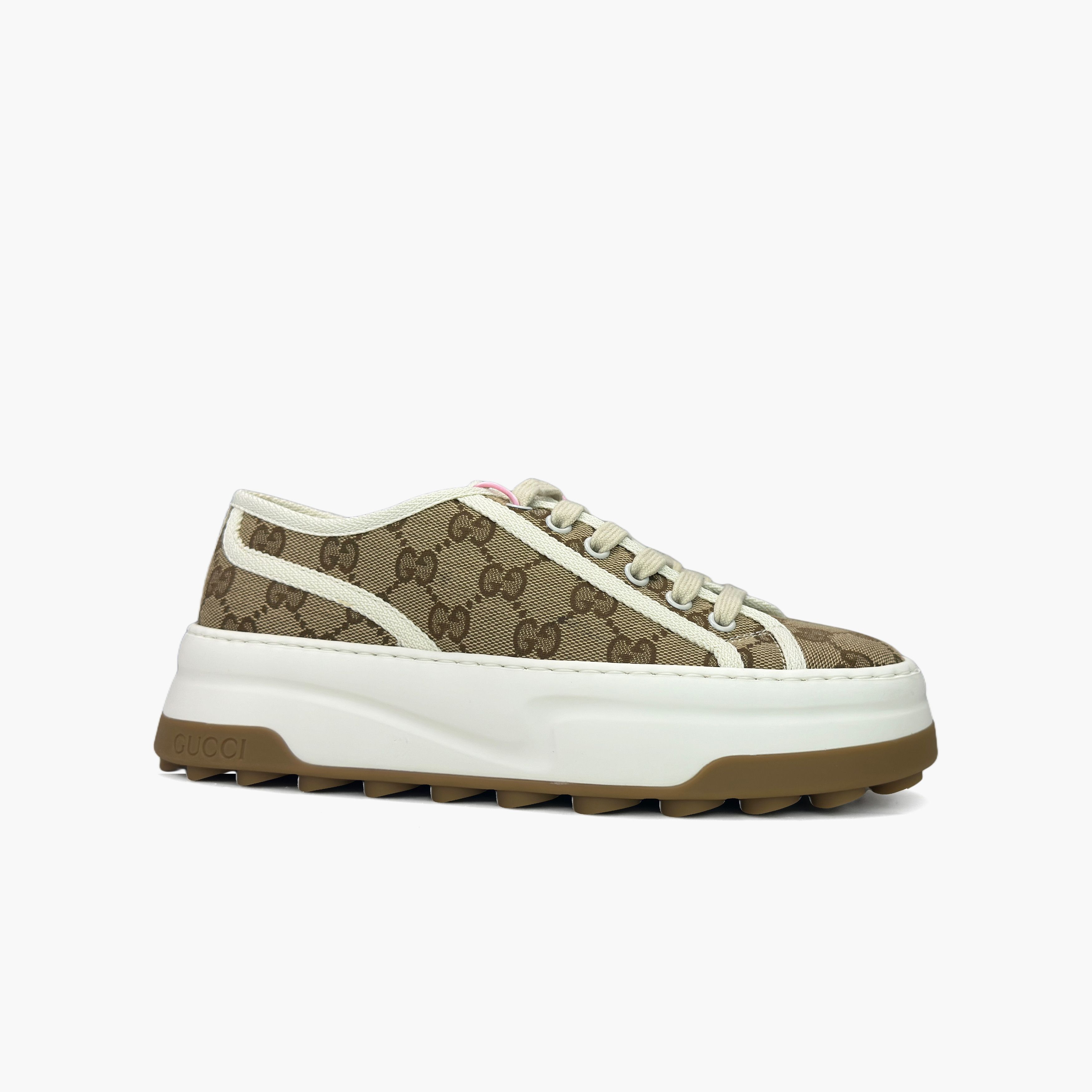 Gucci Gucci GG Canvas Low-Top Sneakers Size 37 Size US 7 / IT 37 - 4 Thumbnail