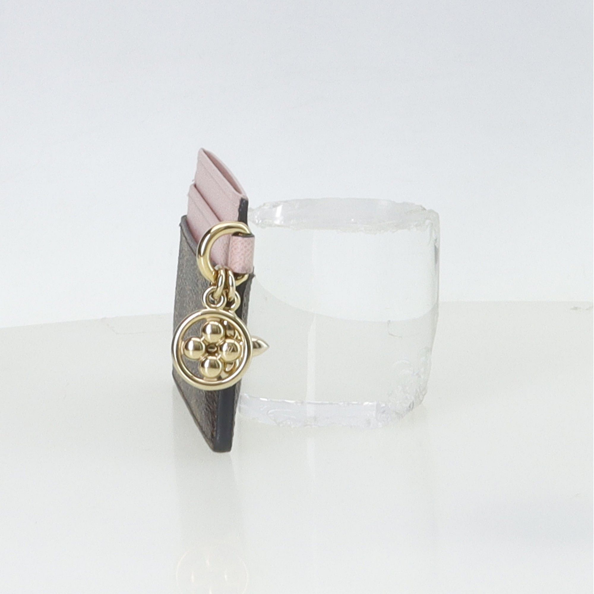 Louis Vuitton Louis Vuitton Monogram Pink Card Holder ONE SIZE Size ONE SIZE - 4 Thumbnail