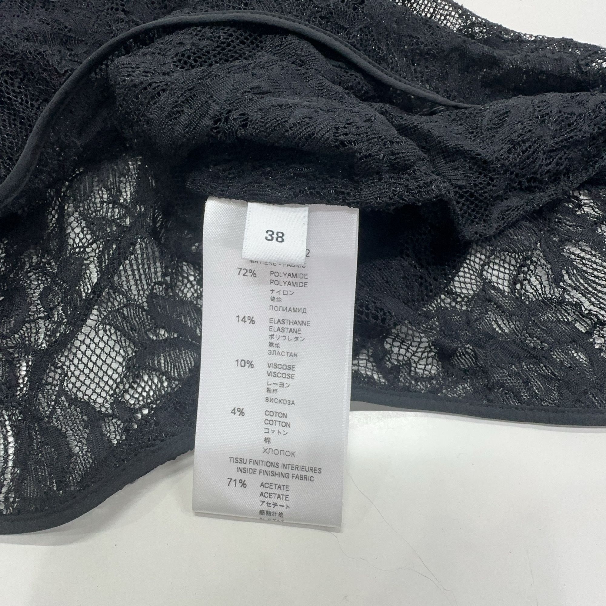 Givenchy Givenchy Lace Short Sleeve T-Shirt Size 38 Size S / US 4 / IT 40 - 3 Thumbnail