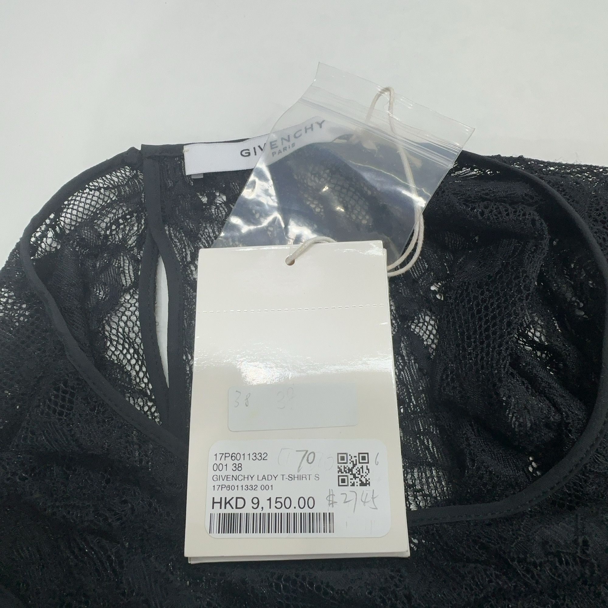 Givenchy Givenchy Lace Short Sleeve T-Shirt Size 38 Size S / US 4 / IT 40 - 6 Thumbnail