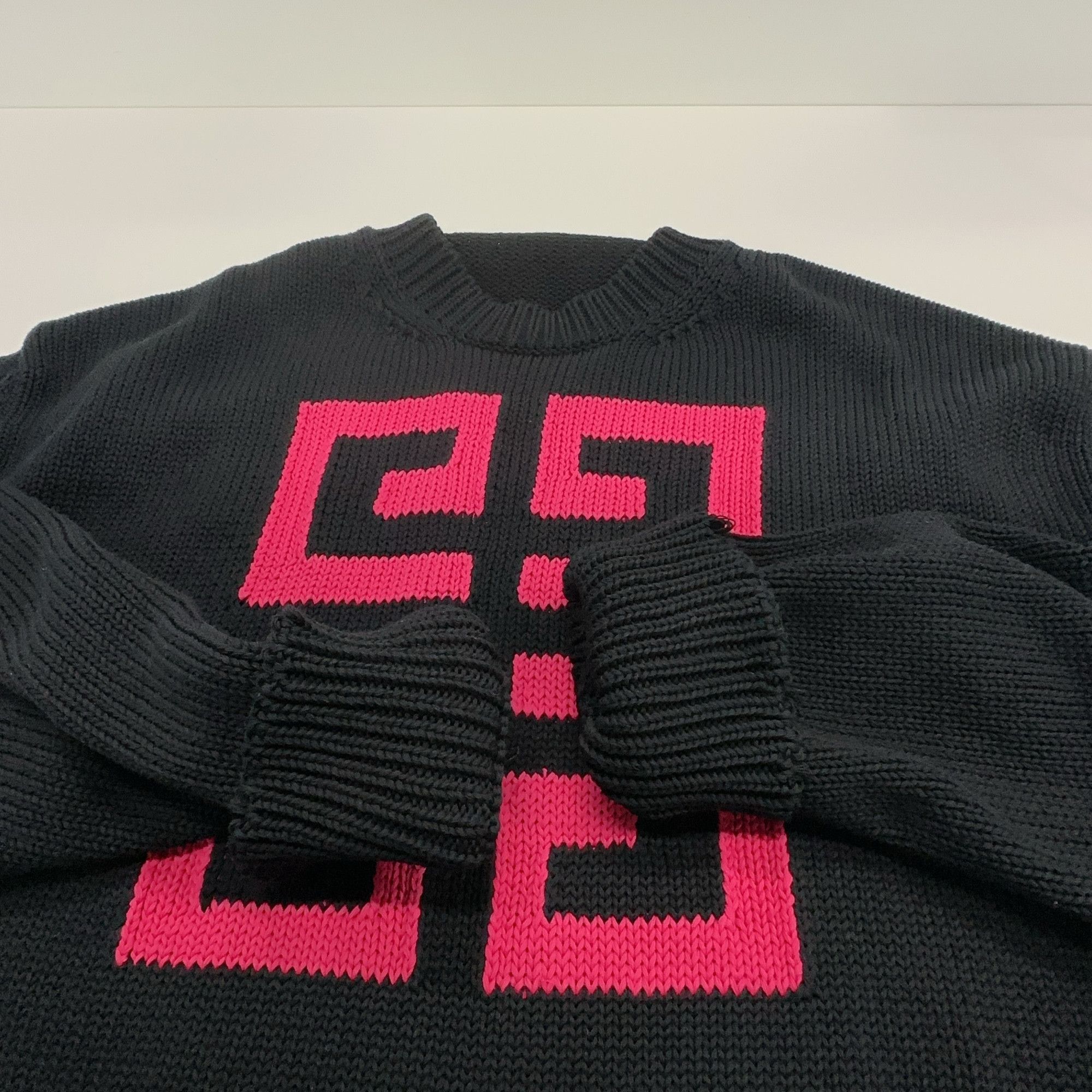 Givenchy Givenchy 4G Logo Cotton Knit Sweater Size XS Size US XS / EU 42 / 0 - 7 Thumbnail