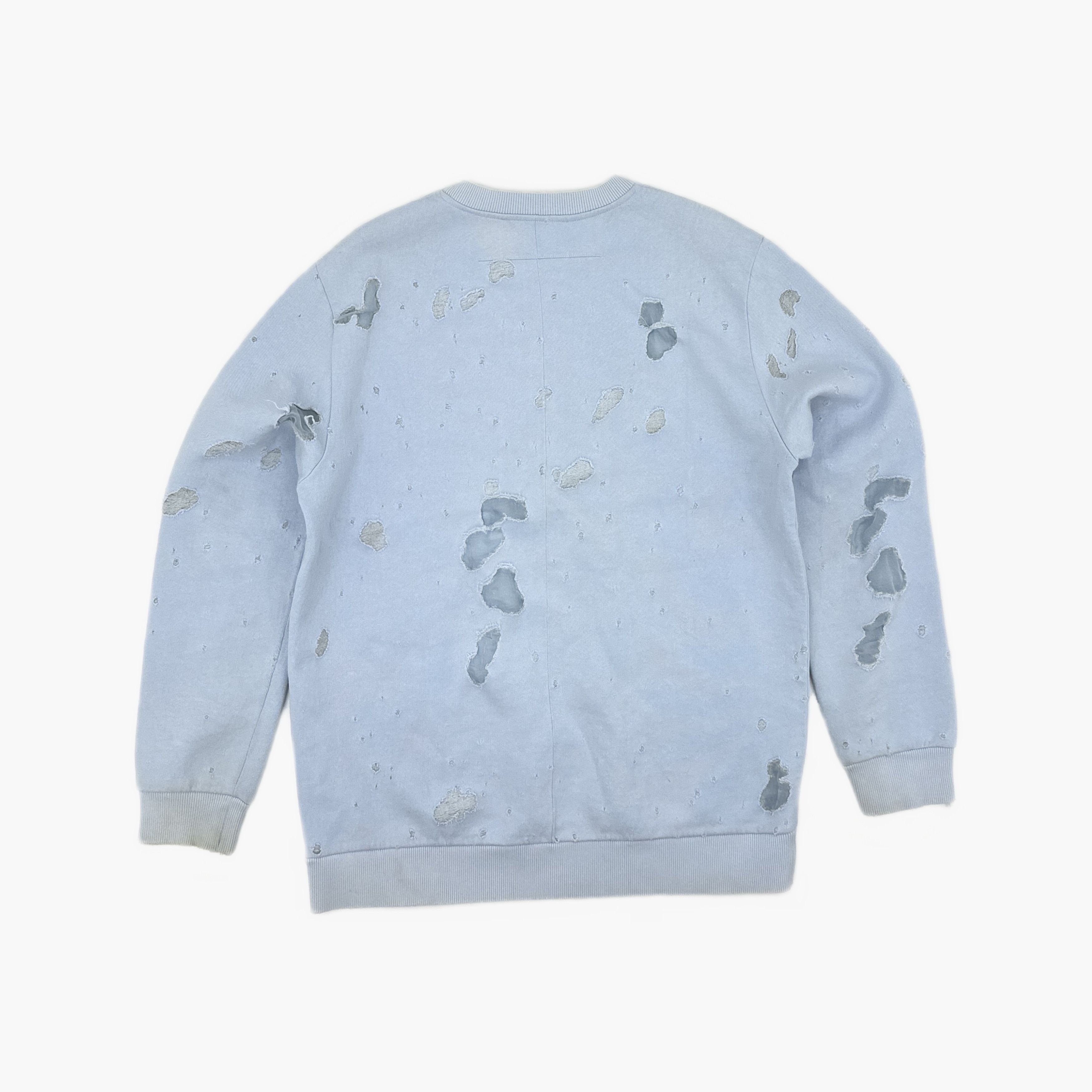 Givenchy Givenchy Logo Distressed Sweatshirt L Size US L / EU 52-54 / 3 - 2 Thumbnail