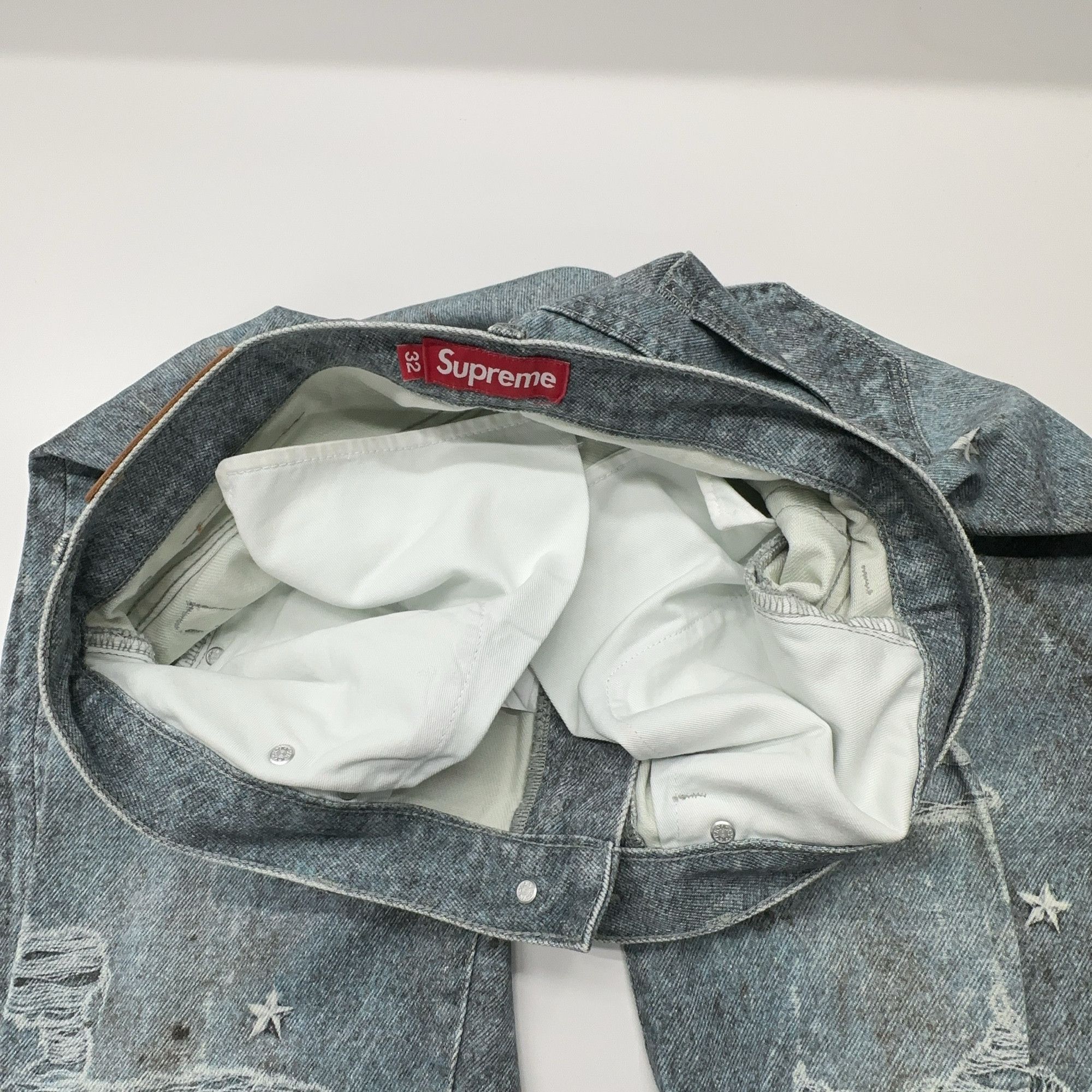 Supreme Supreme Trompe L'oeil Patch Jeans Size 32 Size US 32 / EU 48 - 5 Thumbnail