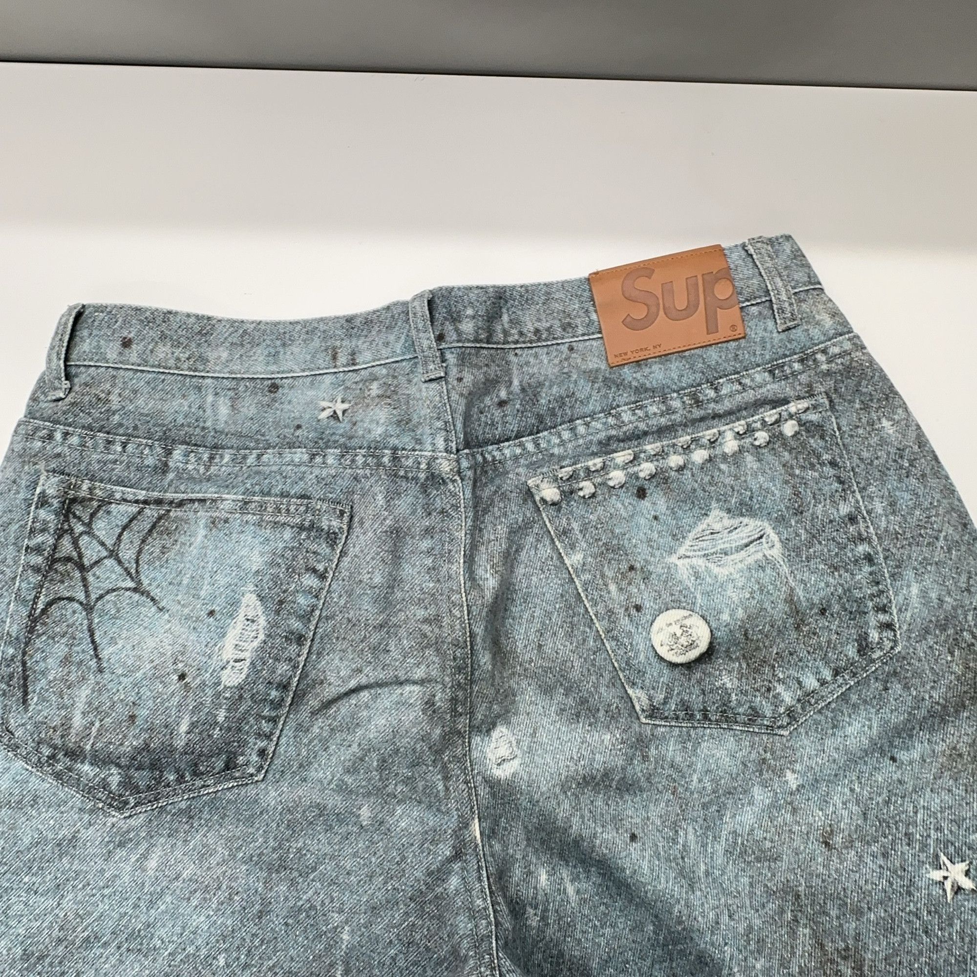 Supreme Supreme Trompe L'oeil Patch Jeans Size 32 Size US 32 / EU 48 - 7 Thumbnail