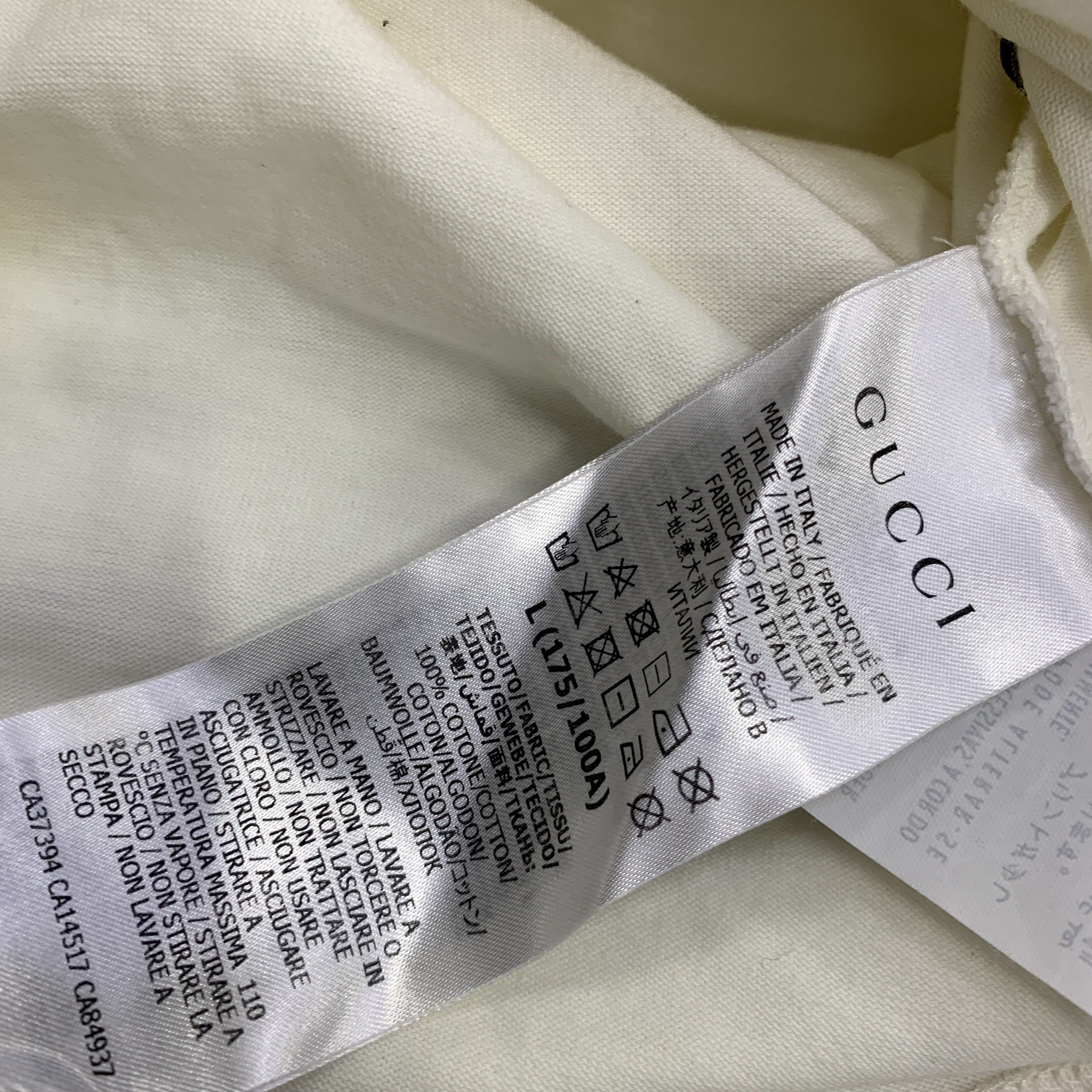 Gucci Gucci Original Gucci Logo T-Shirt Size L Size US L / EU 52-54 / 3 - 3 Thumbnail