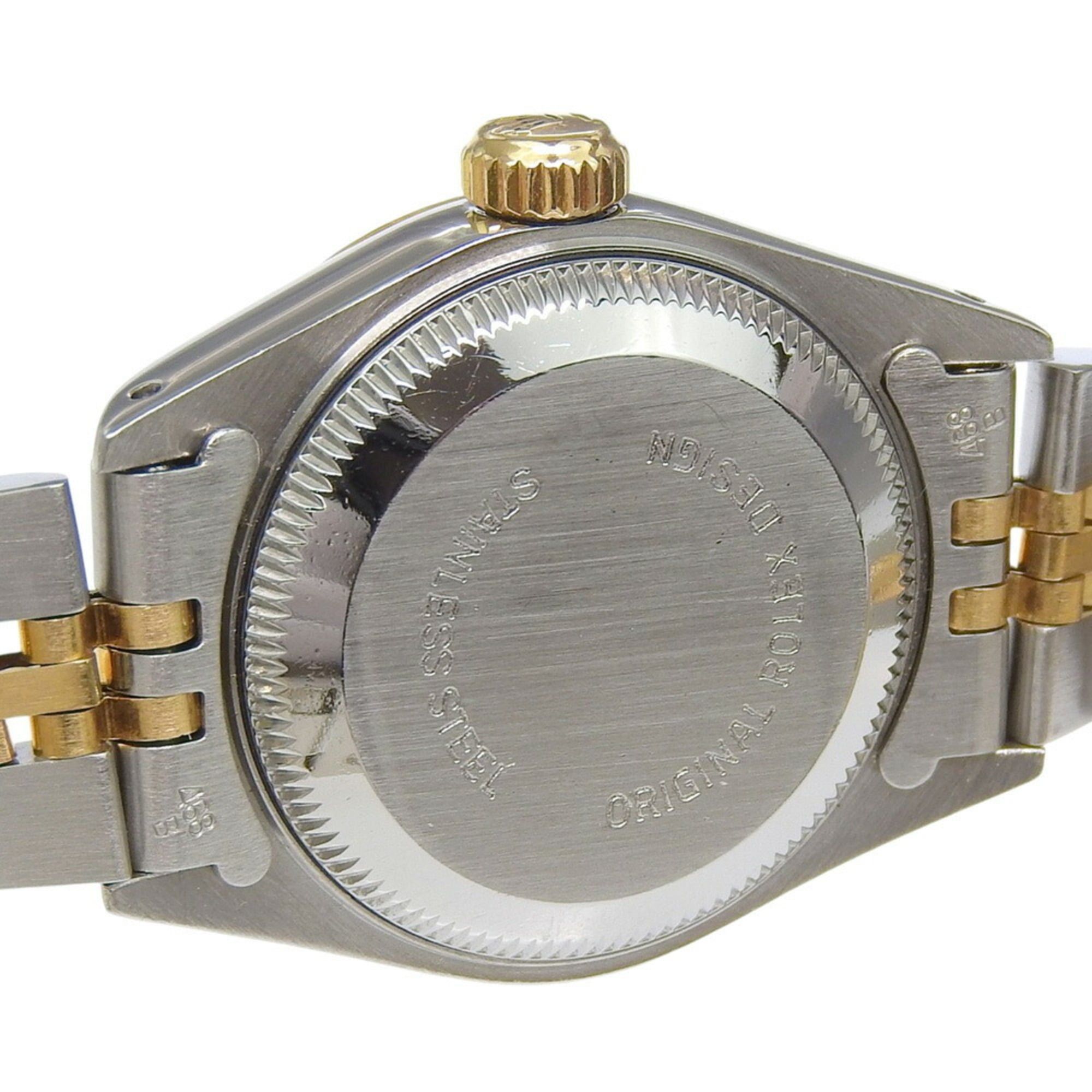 Rolex Rolex Datejust Two-Tone 69173, serial number in the 96s range, champagne gold dial, stainless steel, 18K yellow gold, overhauled December 2025, automatic winding. Size ONE SIZE - 4 Thumbnail