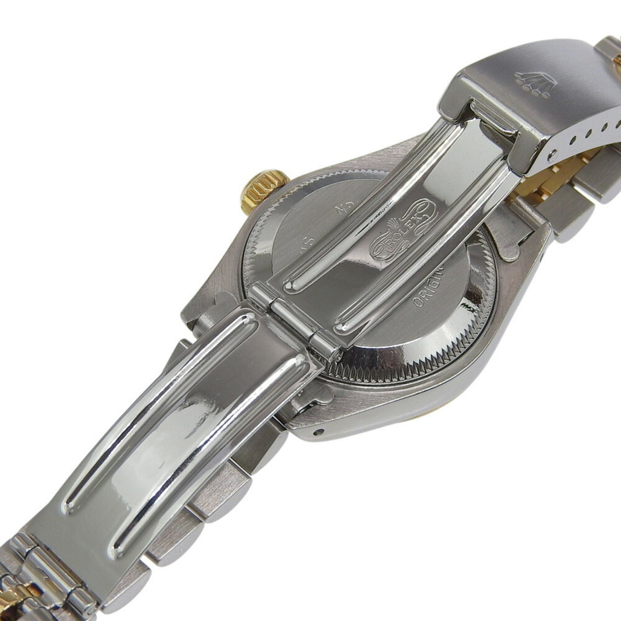 Rolex Rolex Datejust Two-Tone 69173, serial number in the 96s range, champagne gold dial, stainless steel, 18K yellow gold, overhauled December 2025, automatic winding. Size ONE SIZE - 5 Thumbnail