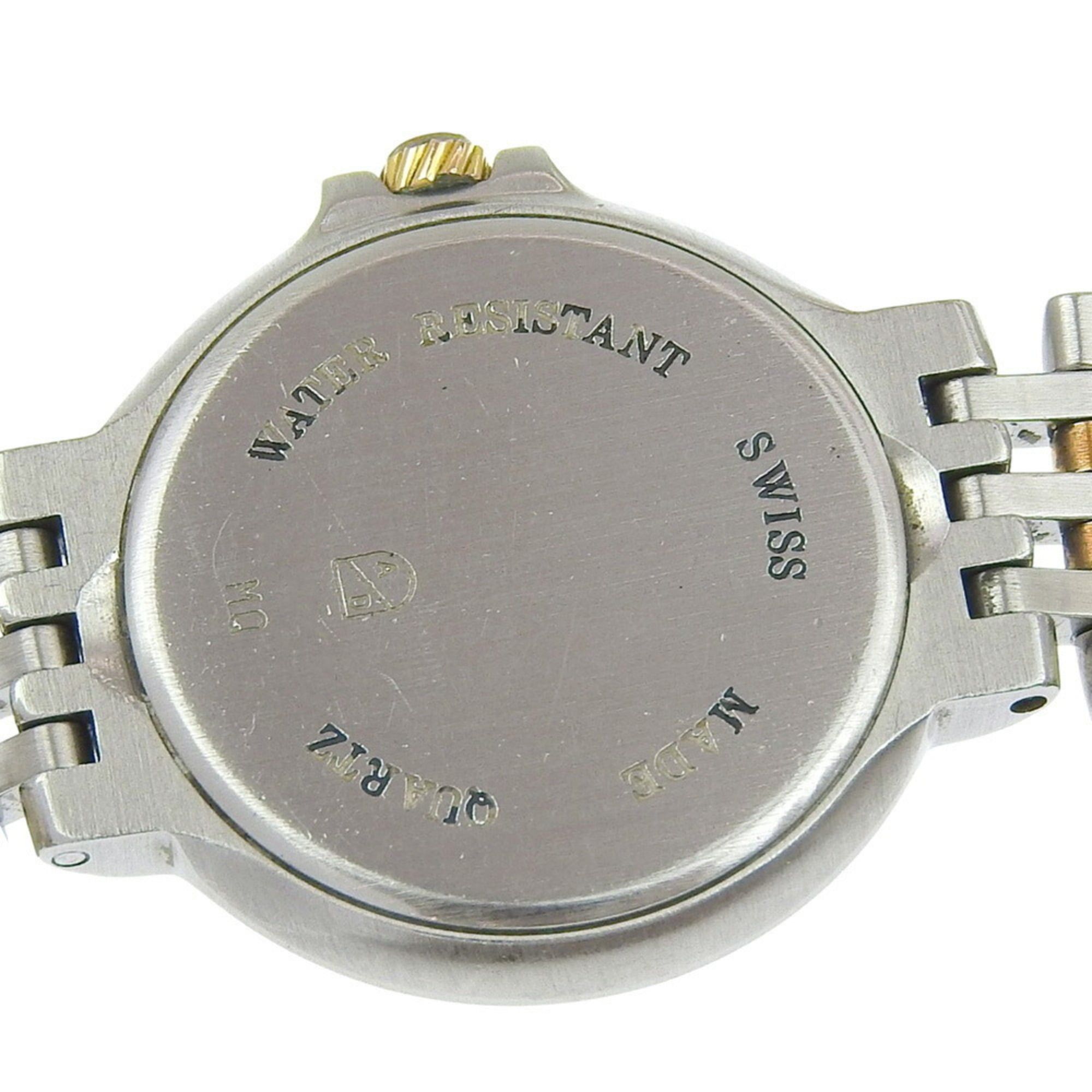 Alfred Dunhill Dunhill Elite Date White Dial 18K Yellow Gold Stainless Steel 40.7g Quartz Battery Approx. 27mm Women's Watch Size ONE SIZE - 4 Thumbnail