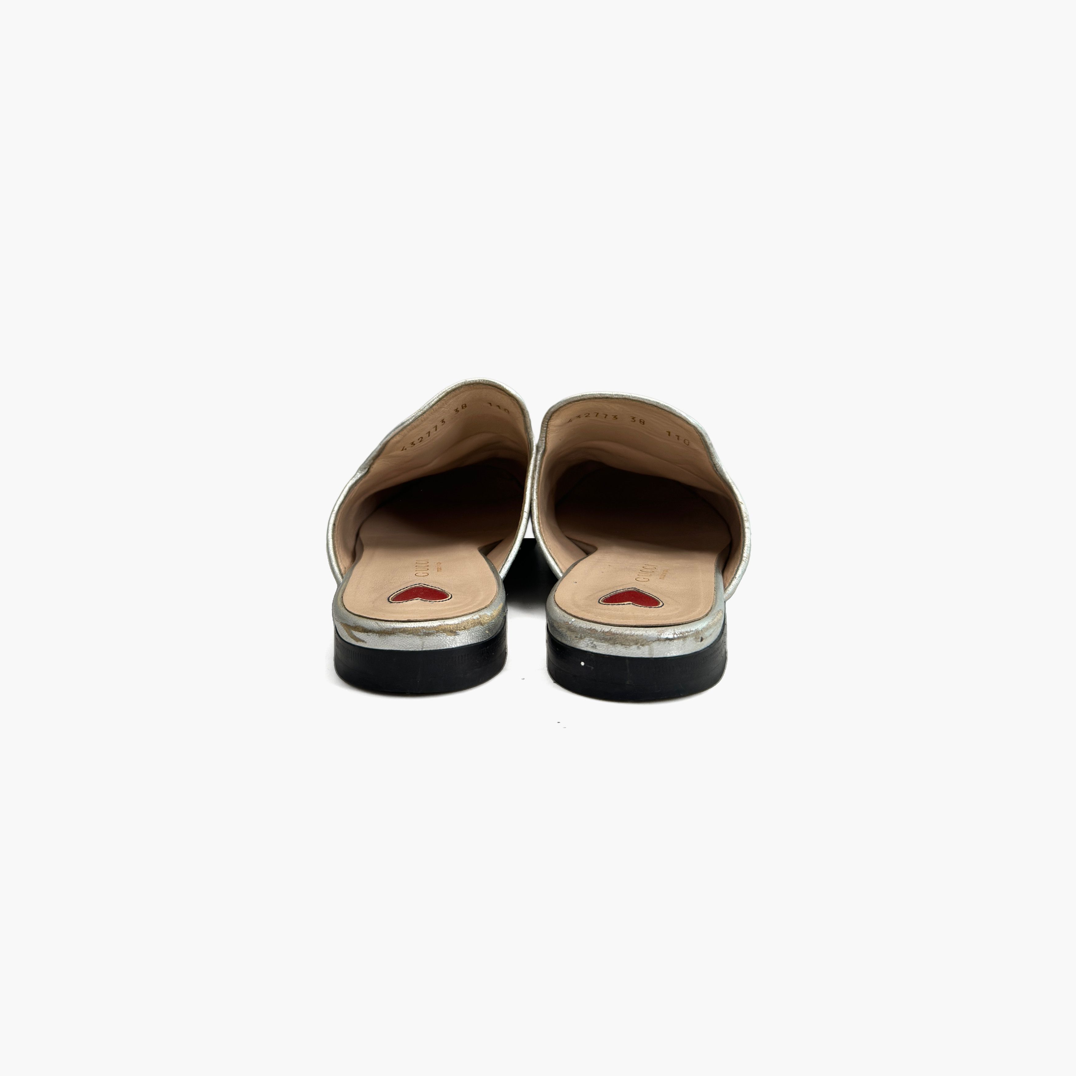 Gucci Gucci Glitter Princetown Horsebit Mules Size 38 Size US 8 / IT 38 - 6 Thumbnail