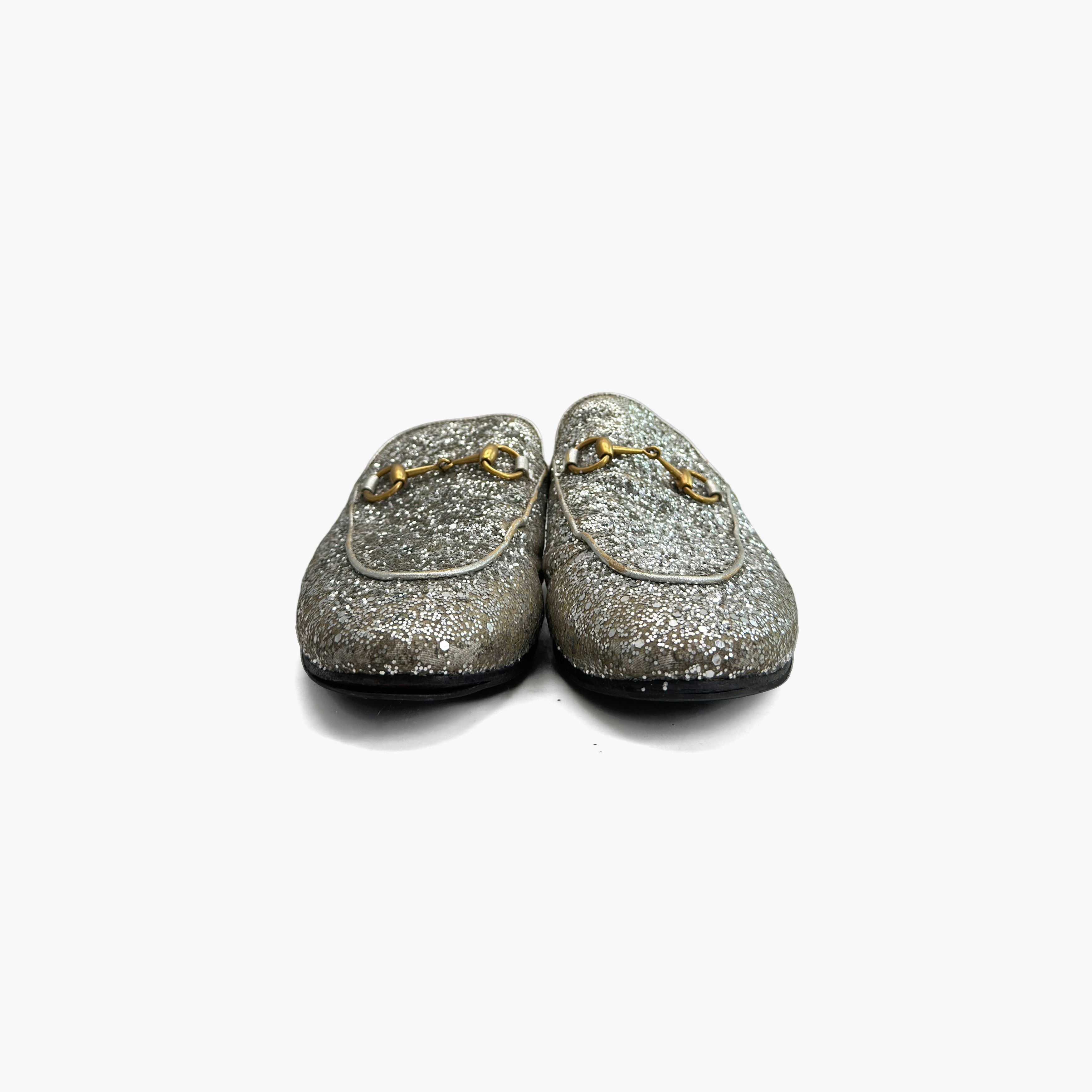 Gucci Gucci Glitter Princetown Horsebit Mules Size 38 Size US 8 / IT 38 - 5 Thumbnail