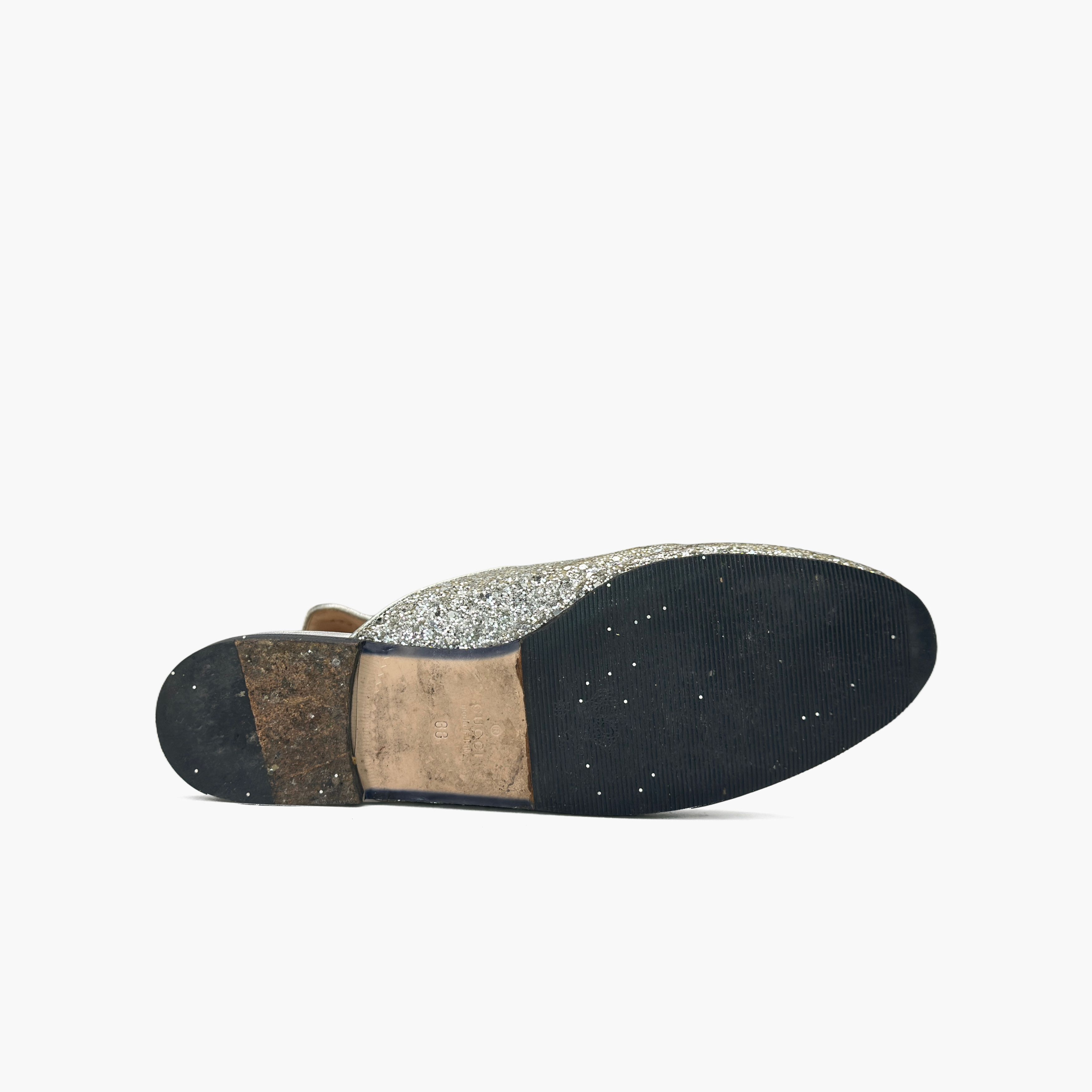 Gucci Gucci Glitter Princetown Horsebit Mules Size 38 Size US 8 / IT 38 - 7 Thumbnail