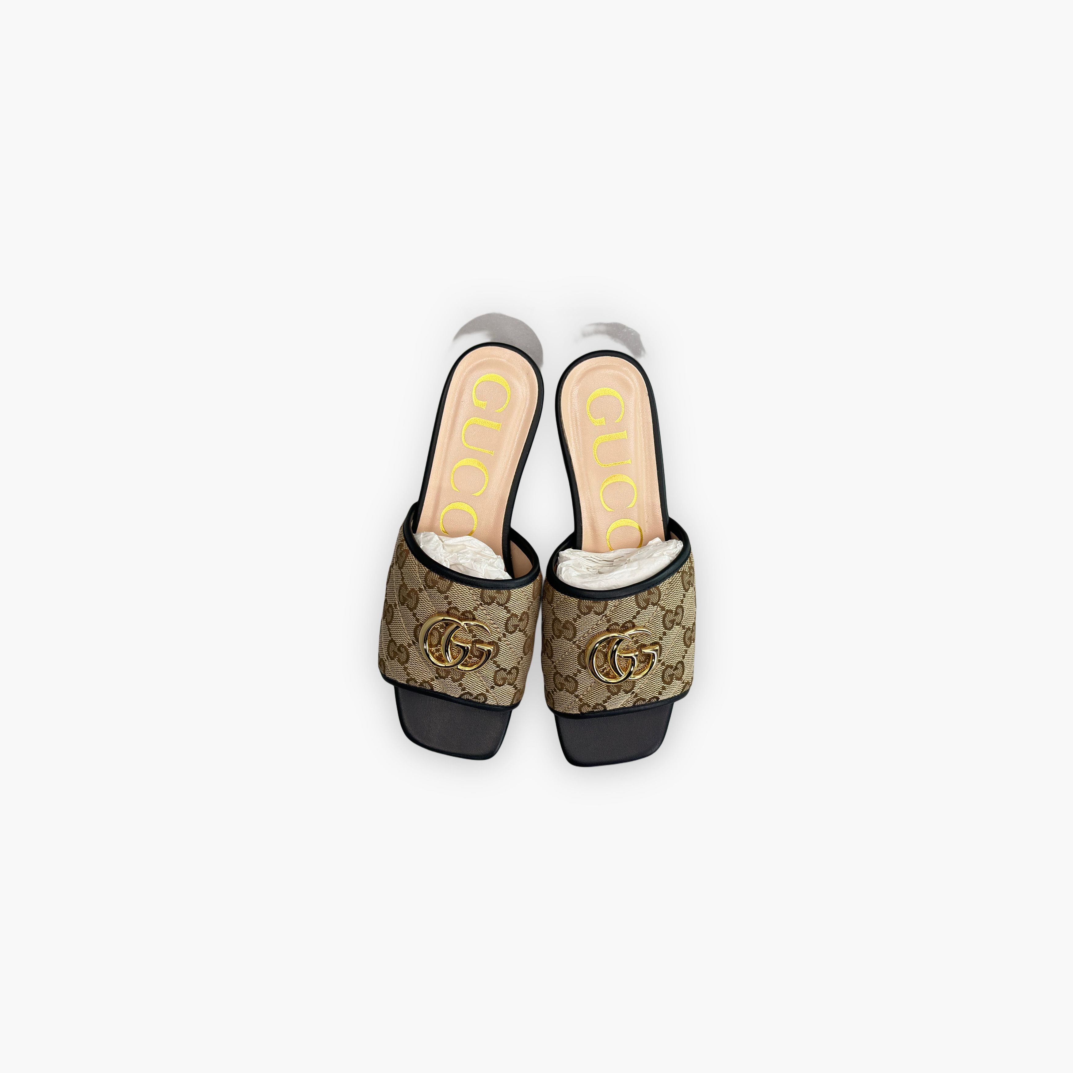 Gucci Gucci GG Canvas Slide Sandals Size 34.5 Size US 4.5 / IT 34.5 - 9 Thumbnail