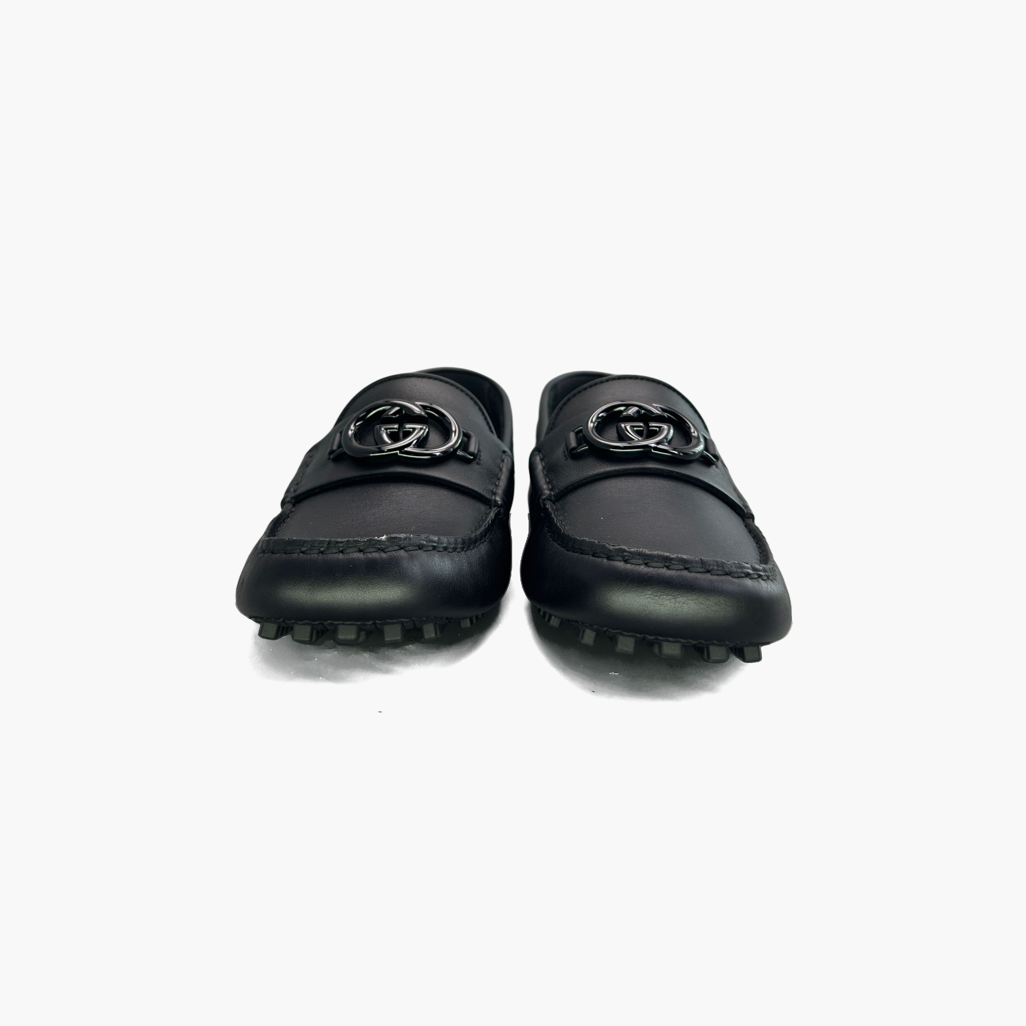 Gucci Gucci Interlocking G Leather Driver Loafers Size 6.5 Size US 6.5 / EU 39-40 - 5 Thumbnail