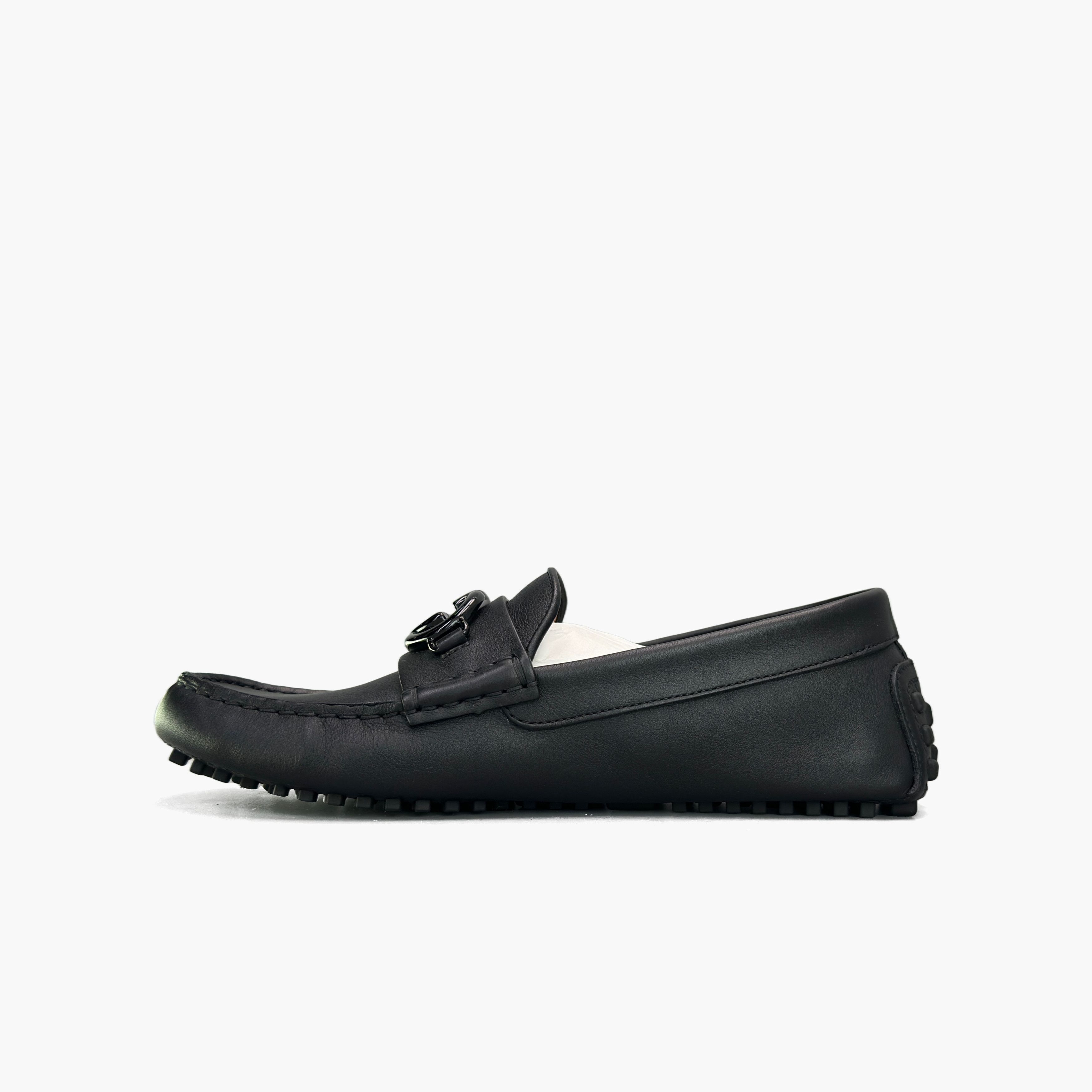 Gucci Gucci Interlocking G Leather Driver Loafers Size 6.5 Size US 6.5 / EU 39-40 - 3 Thumbnail