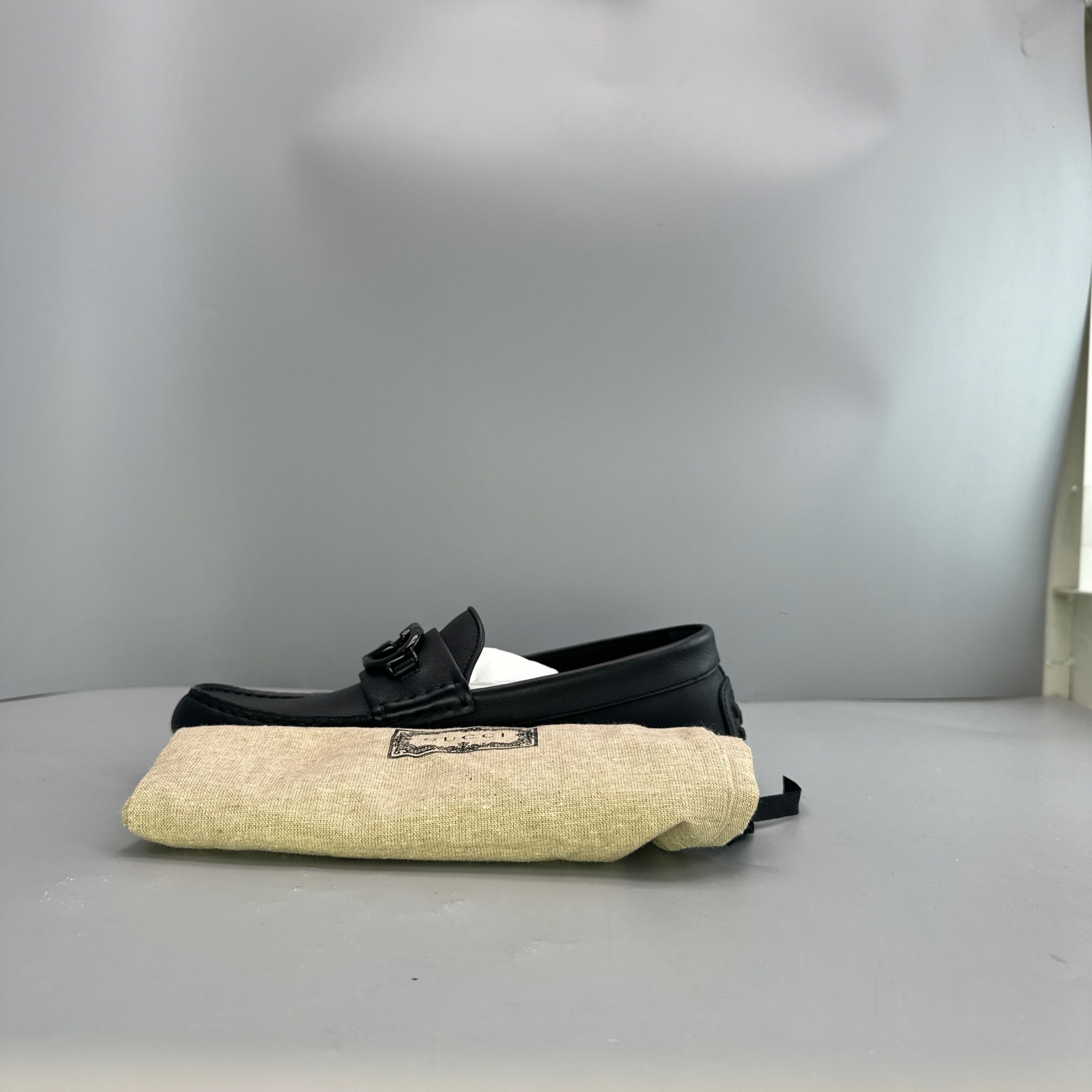 Gucci Gucci Interlocking G Leather Driver Loafers Size 6.5 Size US 6.5 / EU 39-40 - 10 Thumbnail