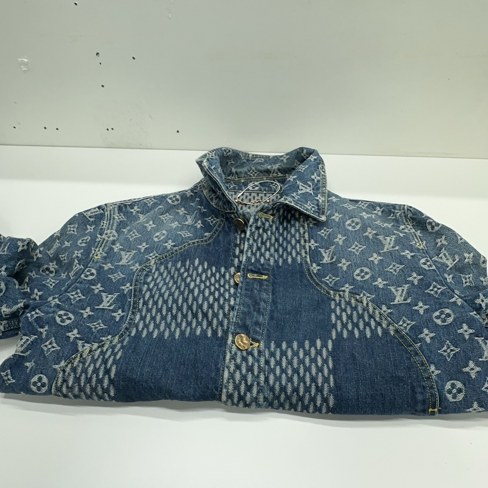 Louis Vuitton Louis Vuitton x Nigo Monogram Denim Jacket Size S Size US S / EU 44-46 / 1 - 6 Thumbnail