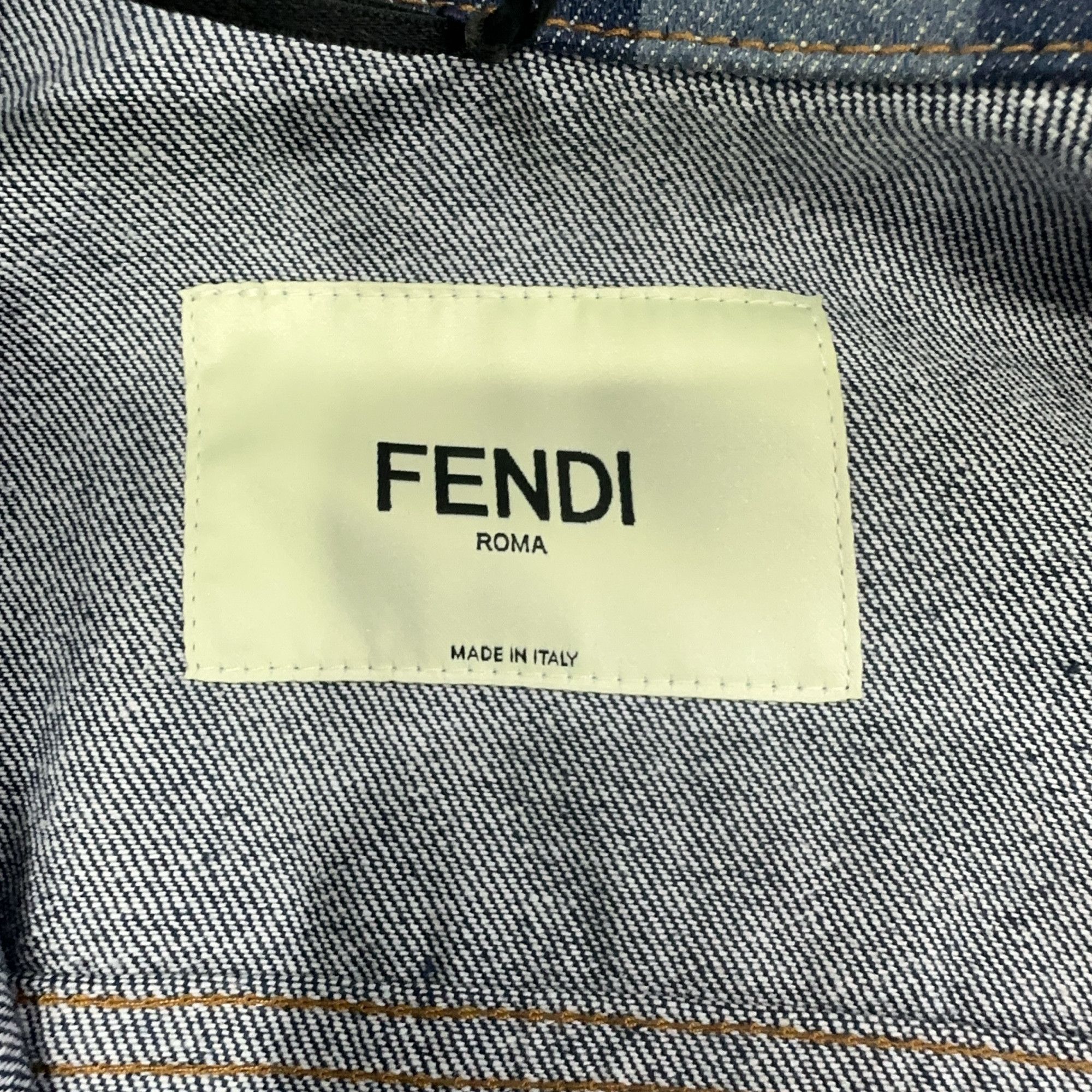 Fendi Fendi Striped Denim Jacket Size 36 Size XS / US 0-2 / IT 36-38 - 5 Thumbnail