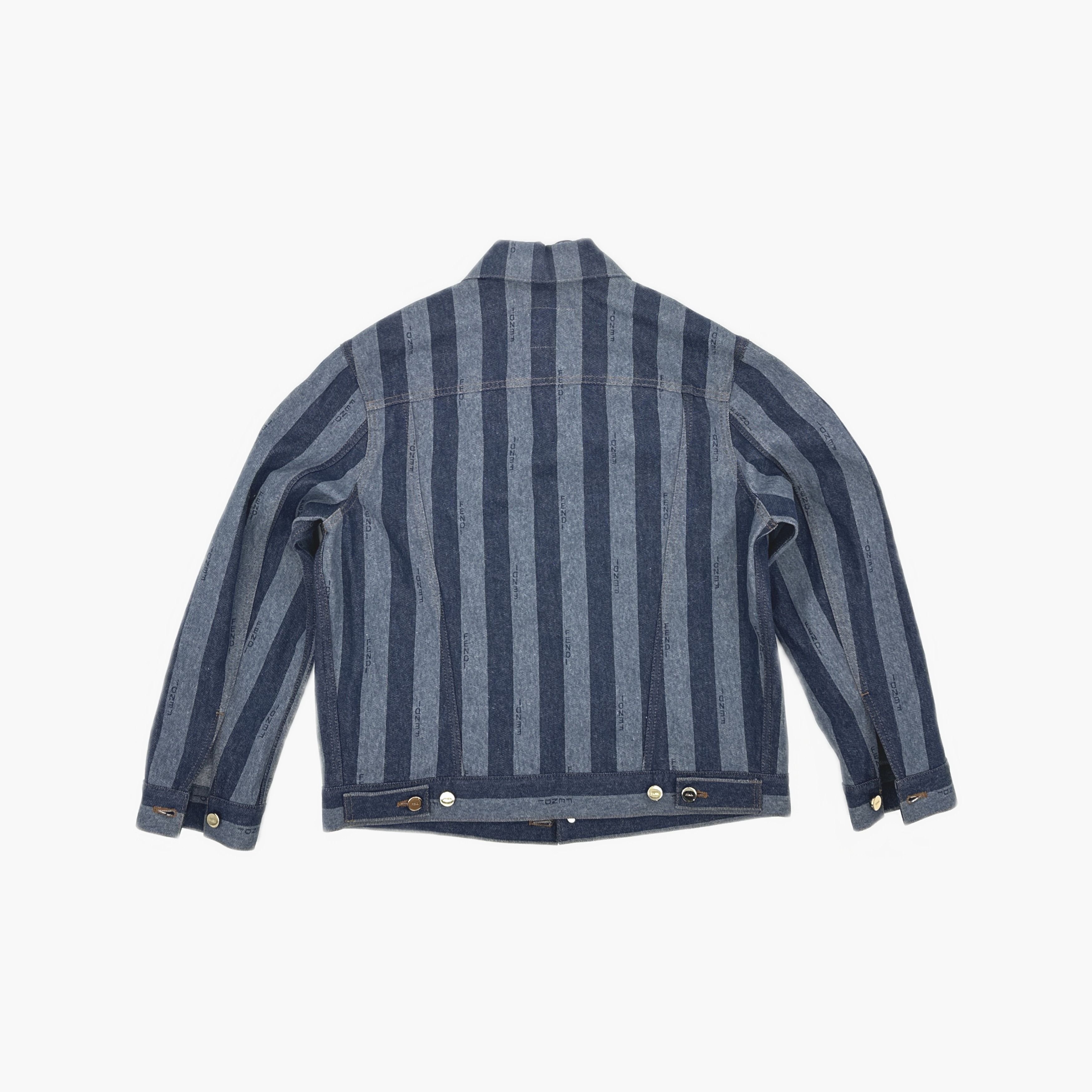 Fendi Fendi Striped Denim Jacket Size 36 Size XS / US 0-2 / IT 36-38 - 2 Thumbnail