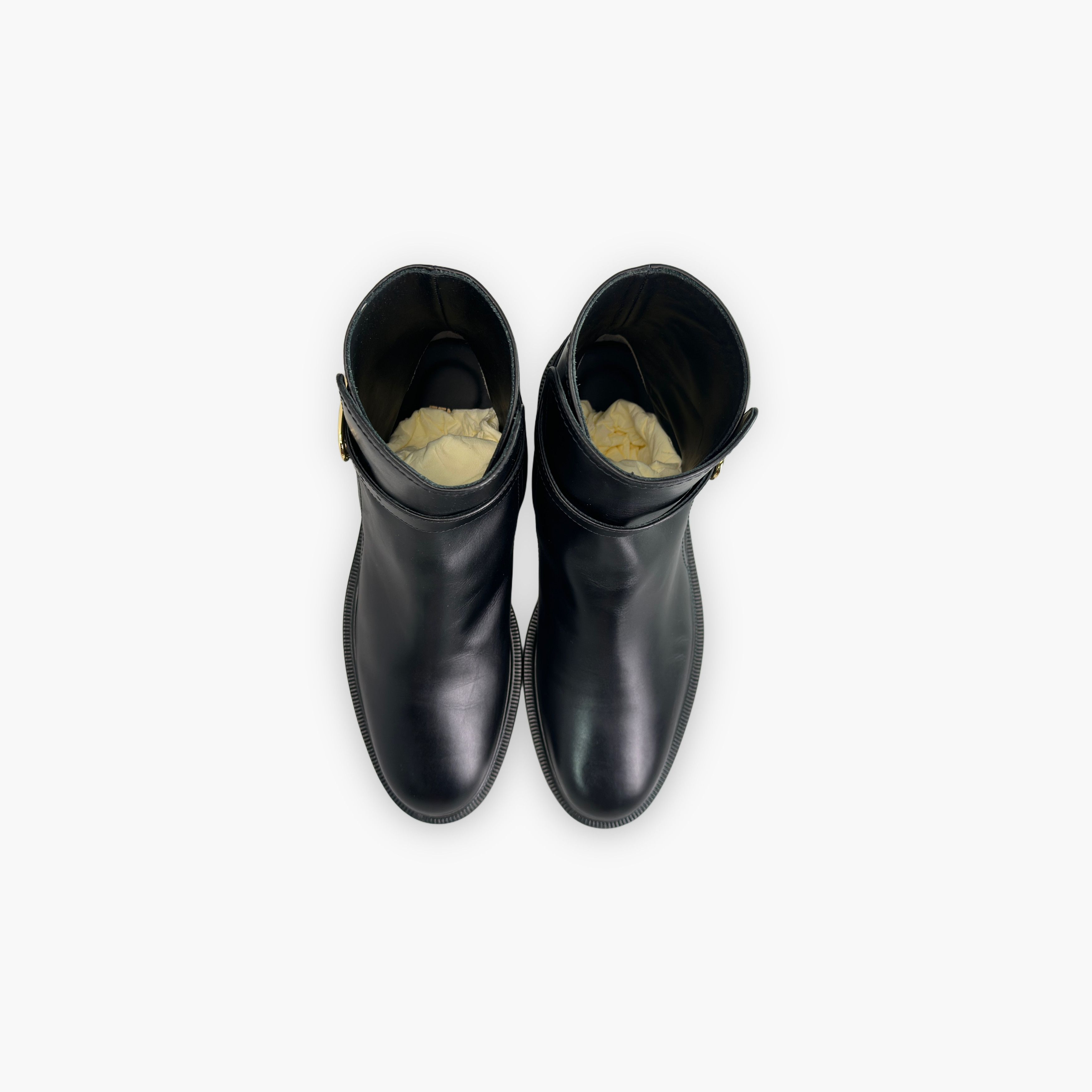 Fendi Fendi O'Lock Leather Boots Size 37 Size US 7 / IT 37 - 9 Thumbnail