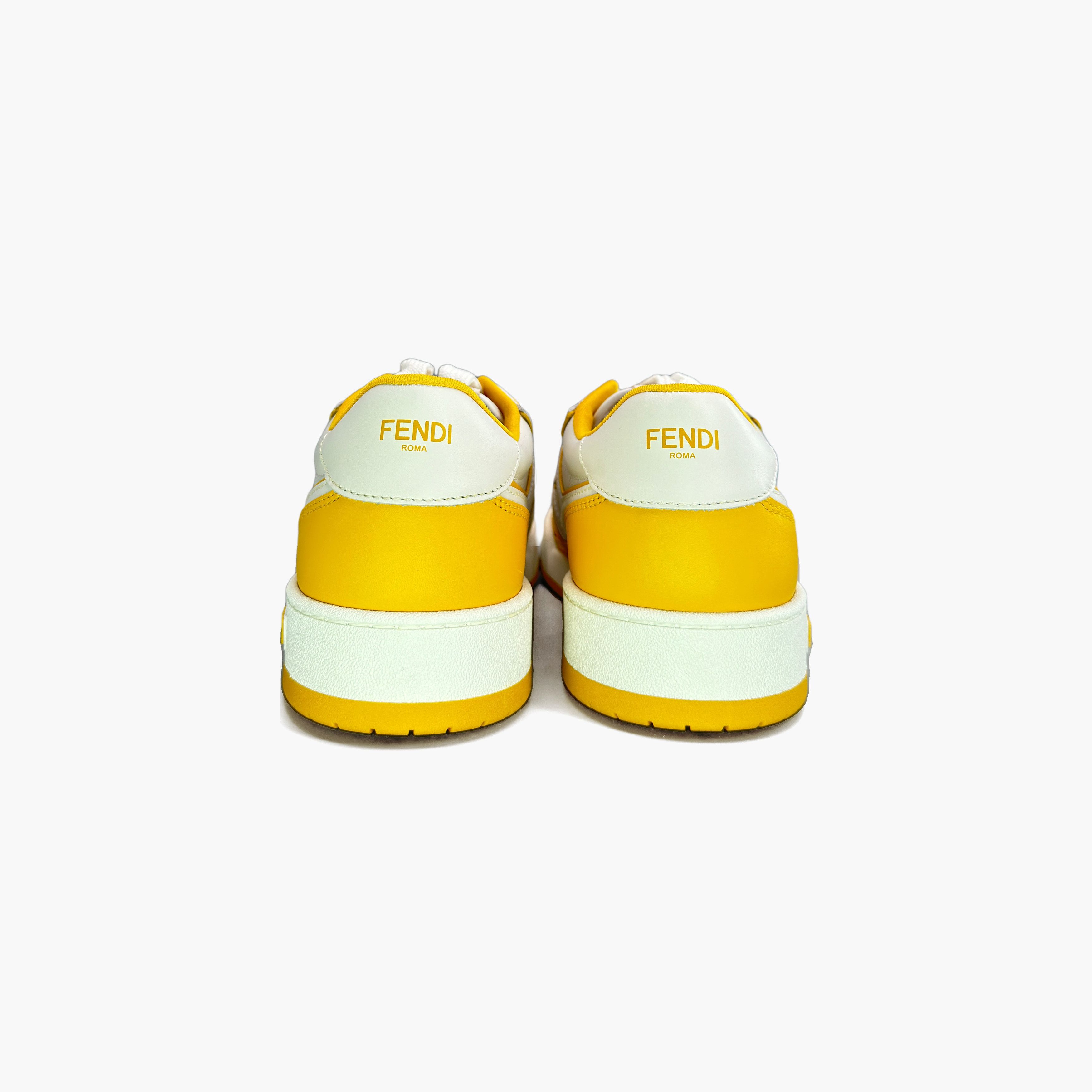 Fendi Fendi Yellow Leather Match Sneakers US 9 / EU 42 Size US 9 / EU 42 - 6 Thumbnail
