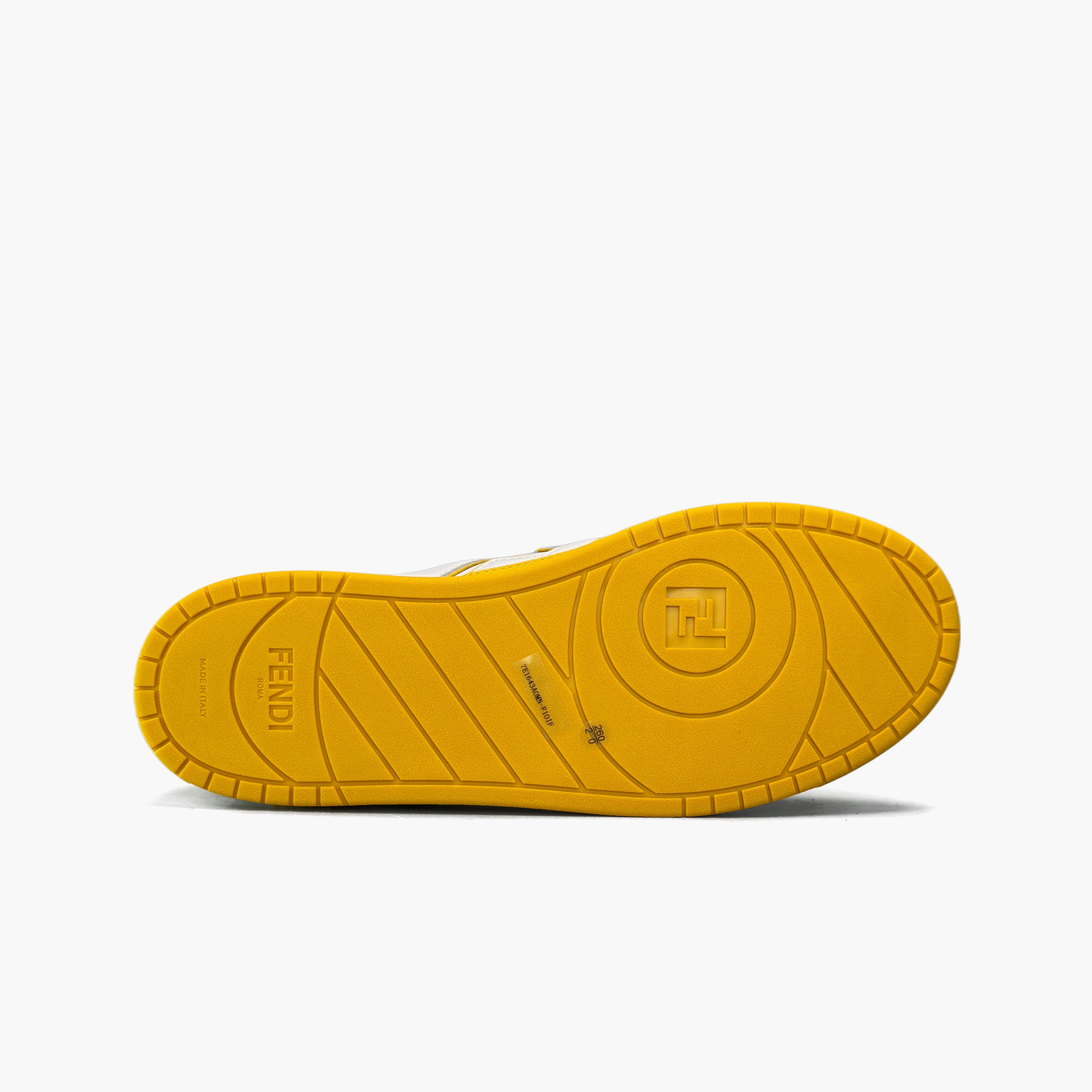 Fendi Fendi Yellow Leather Match Sneakers US 9 / EU 42 Size US 9 / EU 42 - 7 Thumbnail