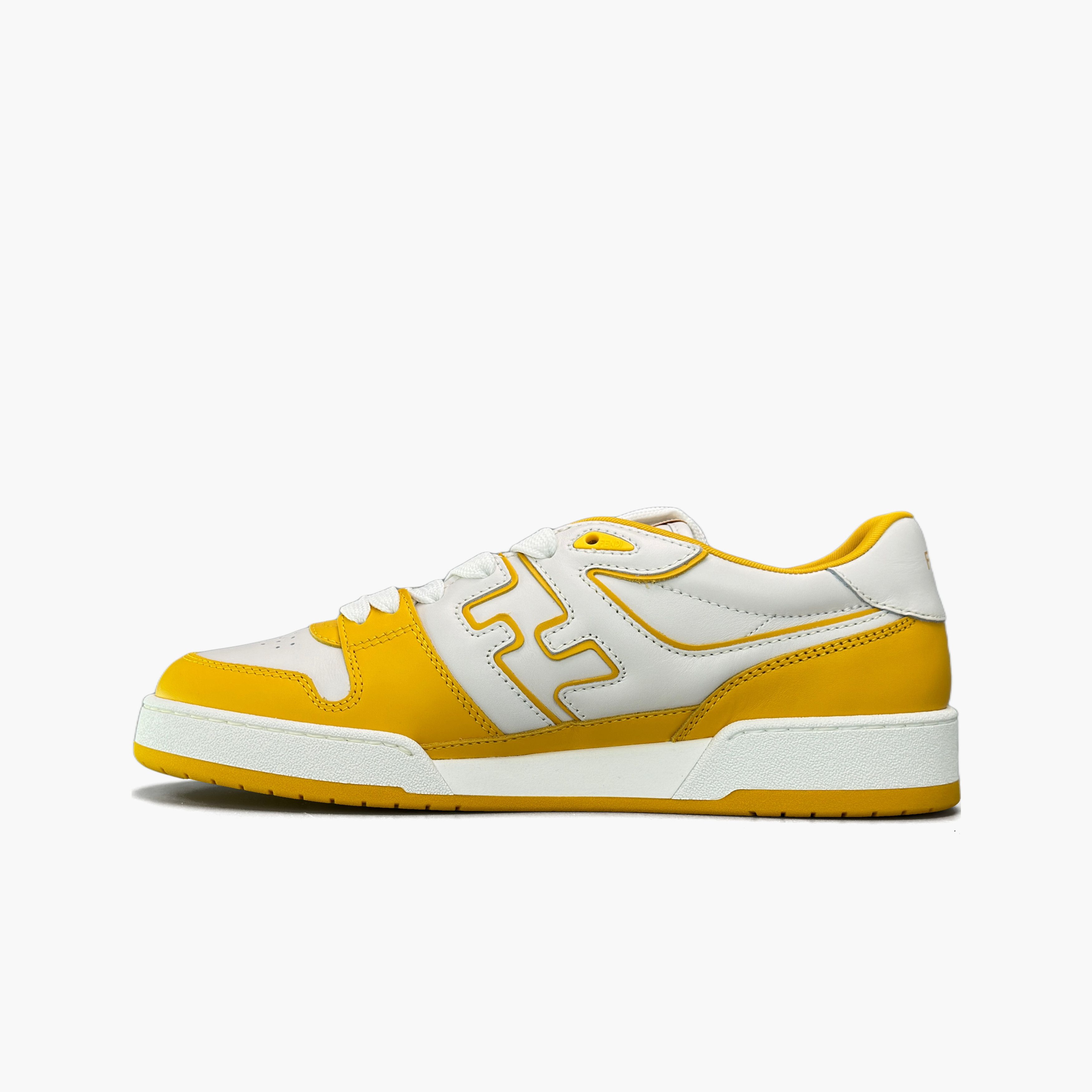 Fendi Fendi Yellow Leather Match Sneakers US 9 / EU 42 Size US 9 / EU 42 - 3 Thumbnail