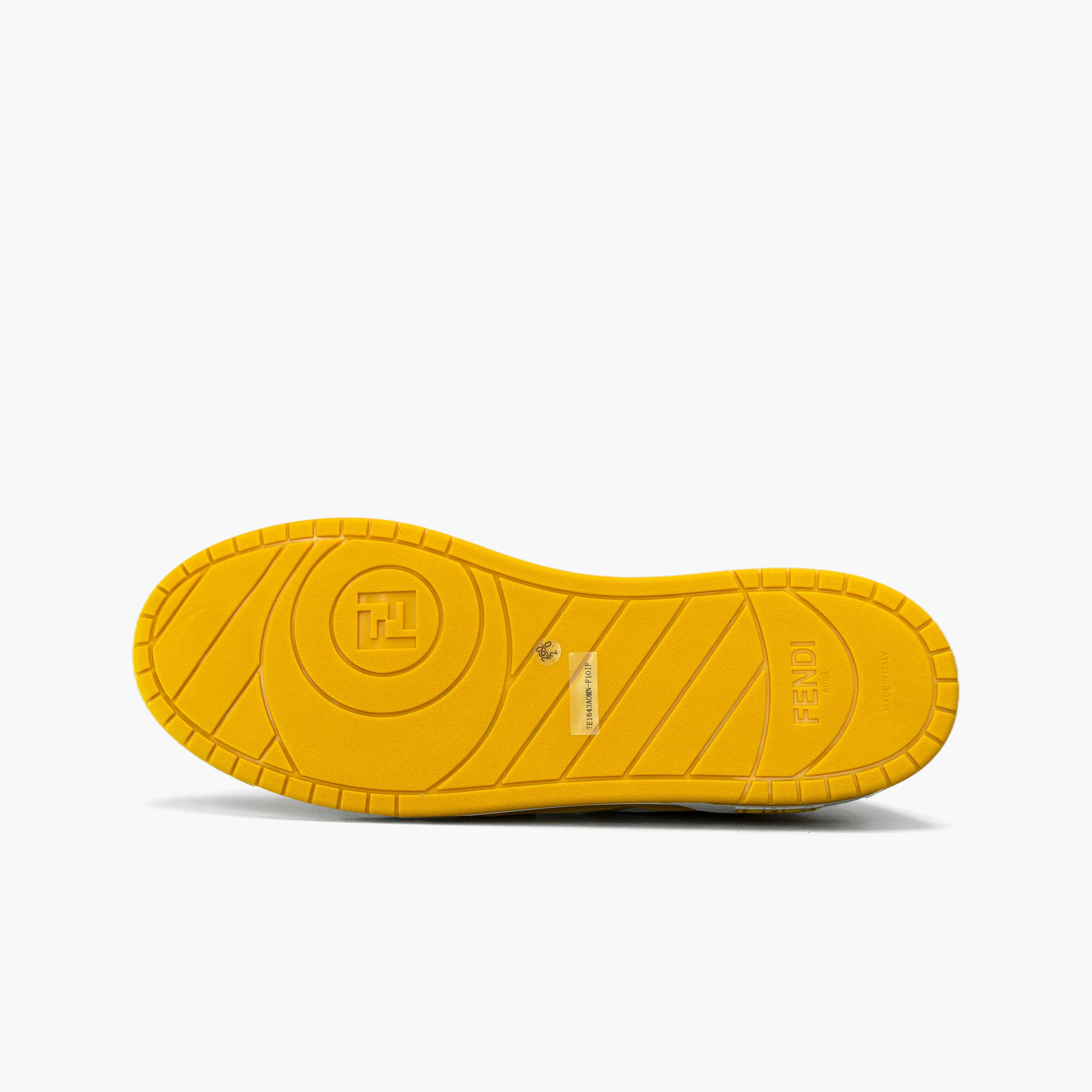 Fendi Fendi Yellow Leather Match Sneakers US 9 / EU 42 Size US 9 / EU 42 - 8 Thumbnail