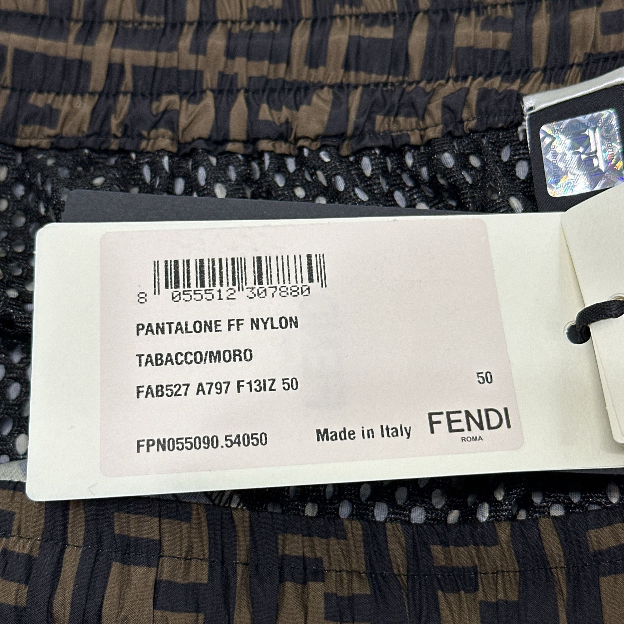 Fendi Fendi FF Logo Nylon Pants Size 50 Size US 34 / EU 50 - 6 Thumbnail