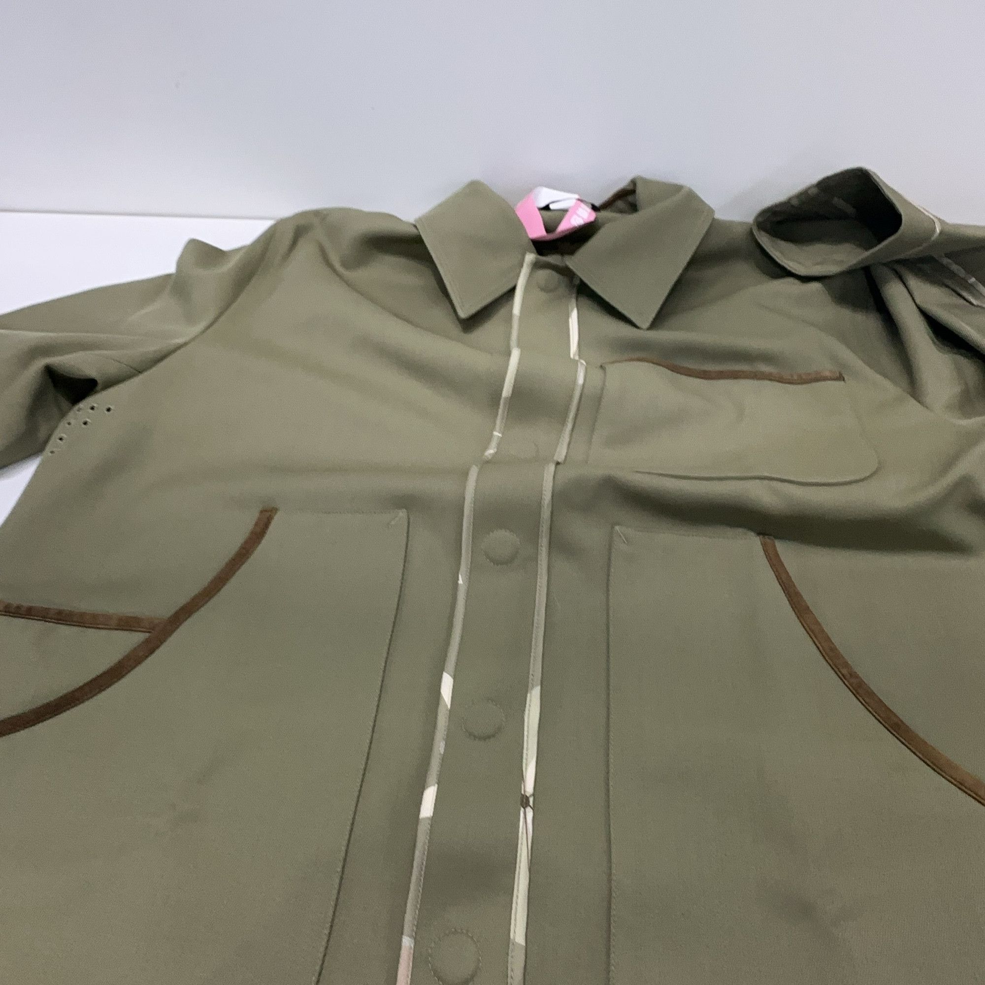 Fendi Fendi Green Utility Jacket Size 52 Size US L / EU 52-54 / 3 - 6 Thumbnail