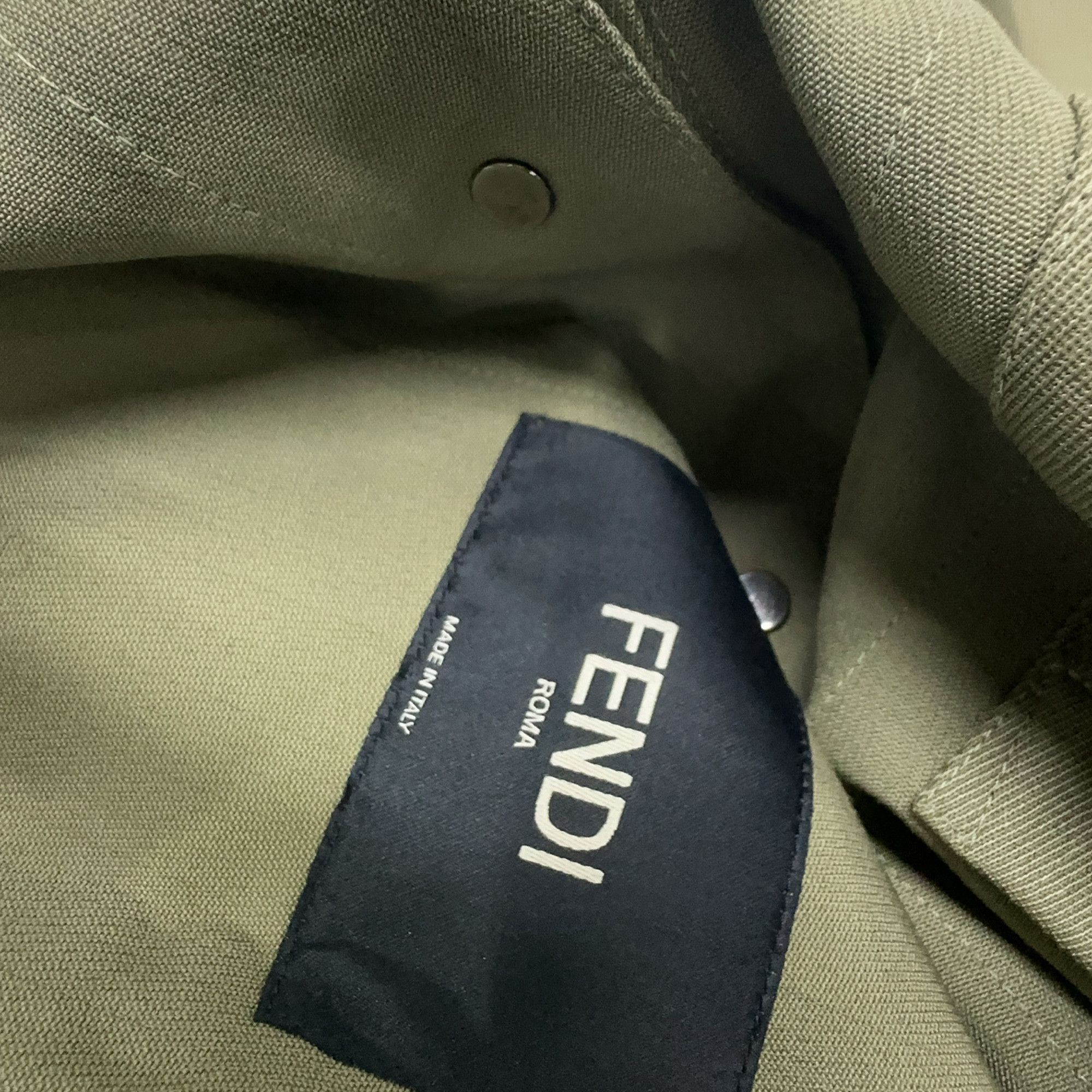 Fendi Fendi Green Utility Jacket Size 52 Size US L / EU 52-54 / 3 - 4 Thumbnail