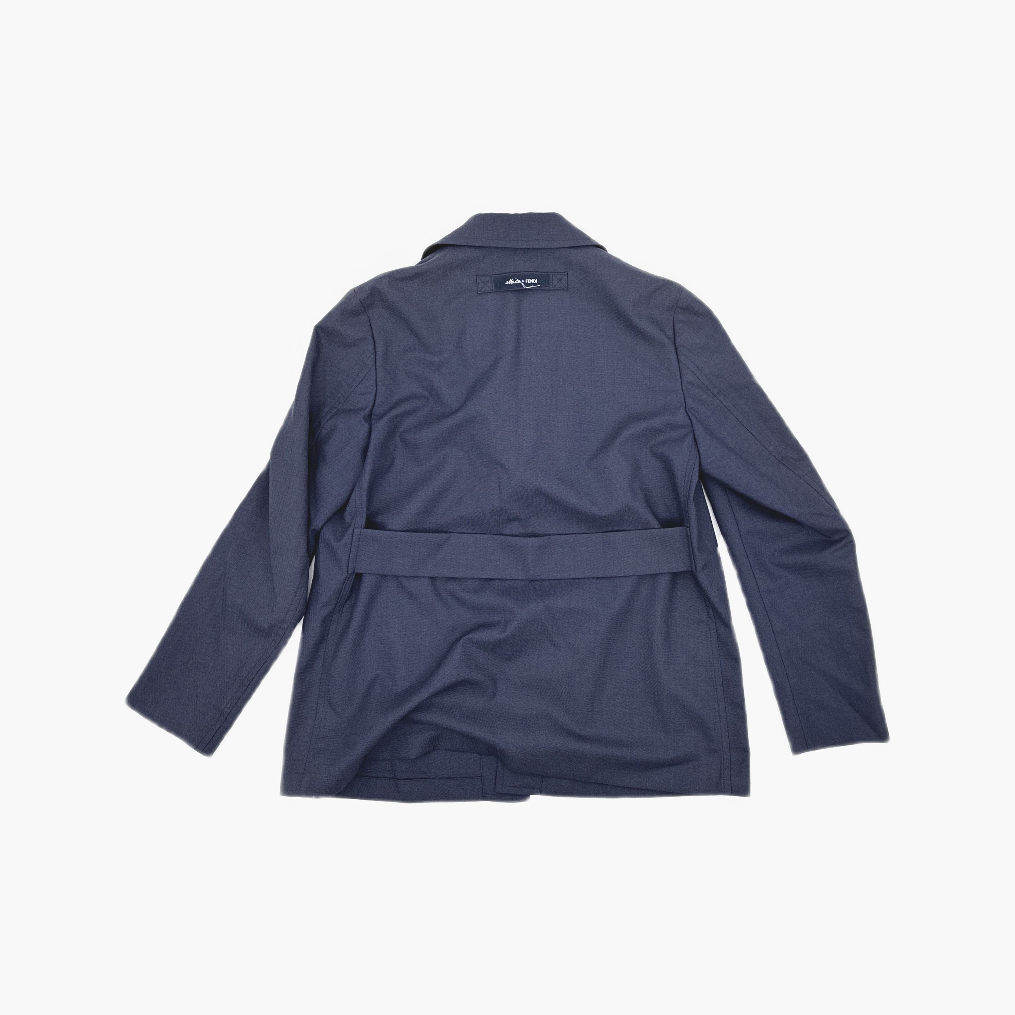 Fendi Fendi Wool Light Jacket Navy 46 Size US S / EU 44-46 / 1 - 2 Thumbnail