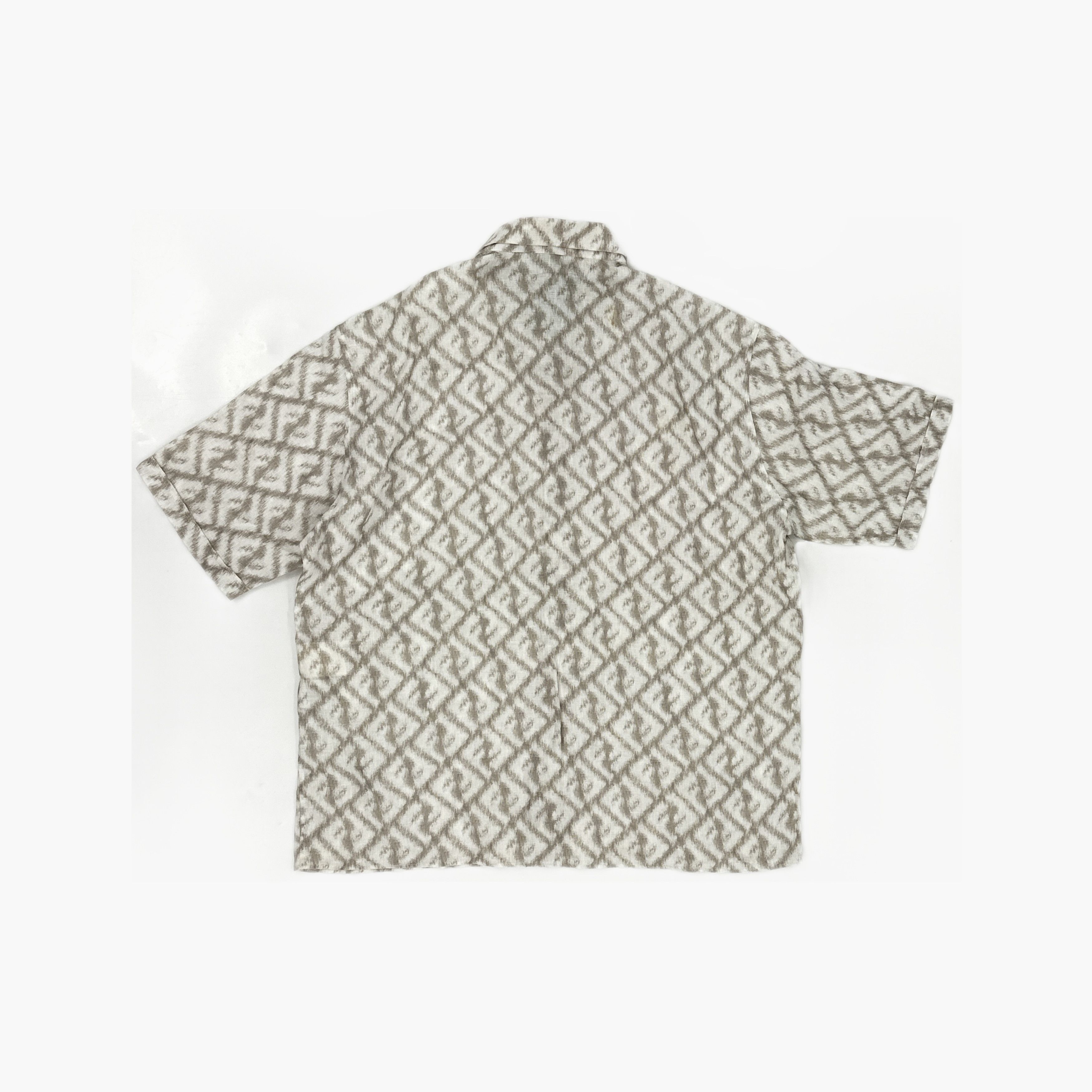 Fendi Fendi Monogram Linen Shirt US L Size US L / EU 52-54 / 3 - 2 Thumbnail