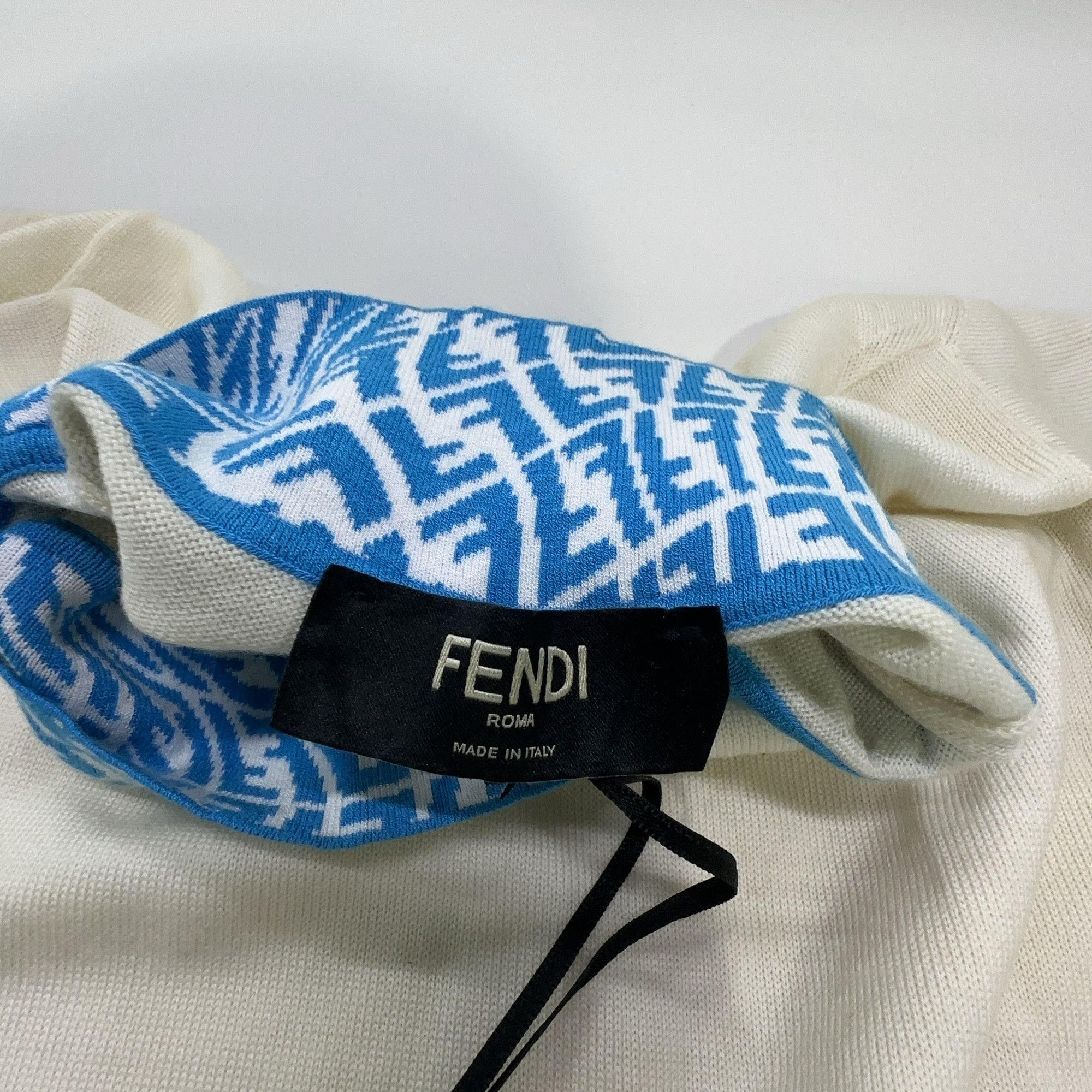 Fendi Fendi Vertigo FF Collar Sweater Size 50 Size US M / EU 48-50 / 2 - 3 Thumbnail