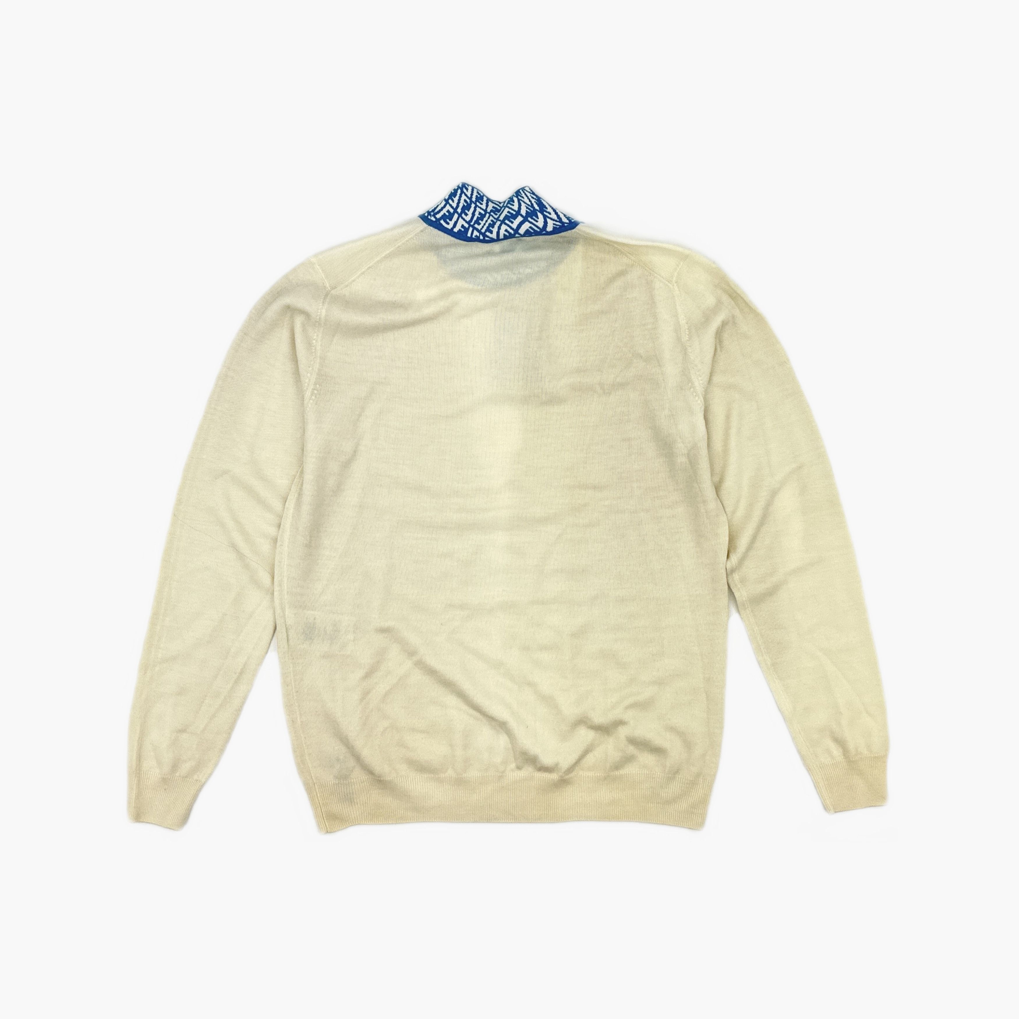 Fendi Fendi Vertigo FF Collar Sweater Size 50 Size US M / EU 48-50 / 2 - 2 Thumbnail