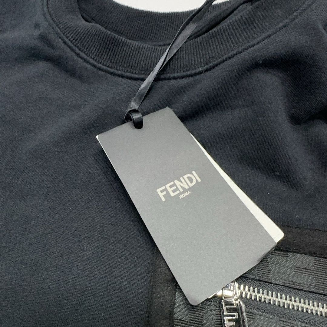 Fendi Fendi FF Monogram Pocket Sweatshirt M Size US M / EU 48-50 / 2 - 4 Thumbnail
