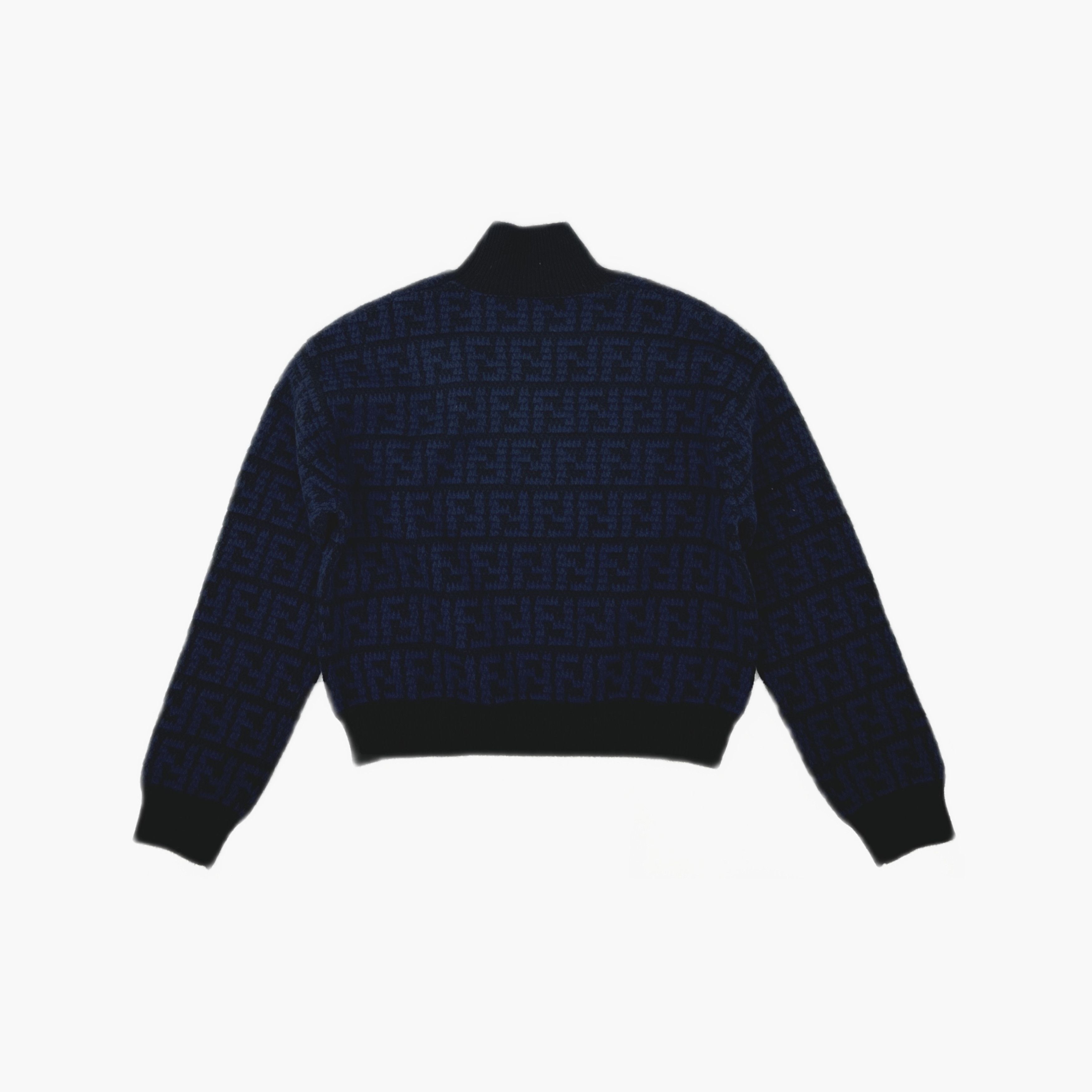 Fendi Fendi FF Pattern Cashmere Sweater Size IT 38 Size XS / US 0-2 / IT 36-38 - 2 Thumbnail