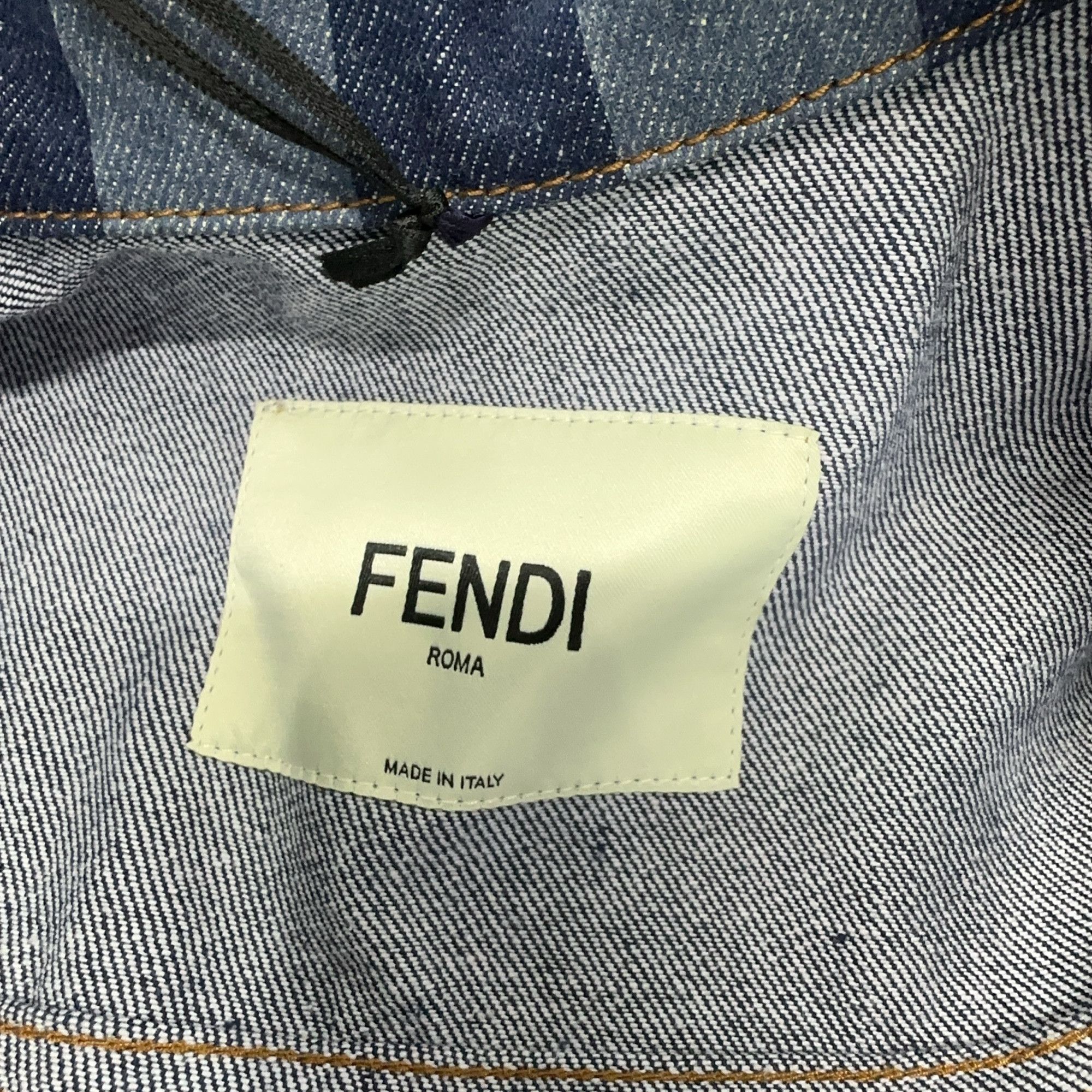 Fendi Fendi Striped Denim Jacket Size IT 38 Size XS / US 0-2 / IT 36-38 - 6 Thumbnail