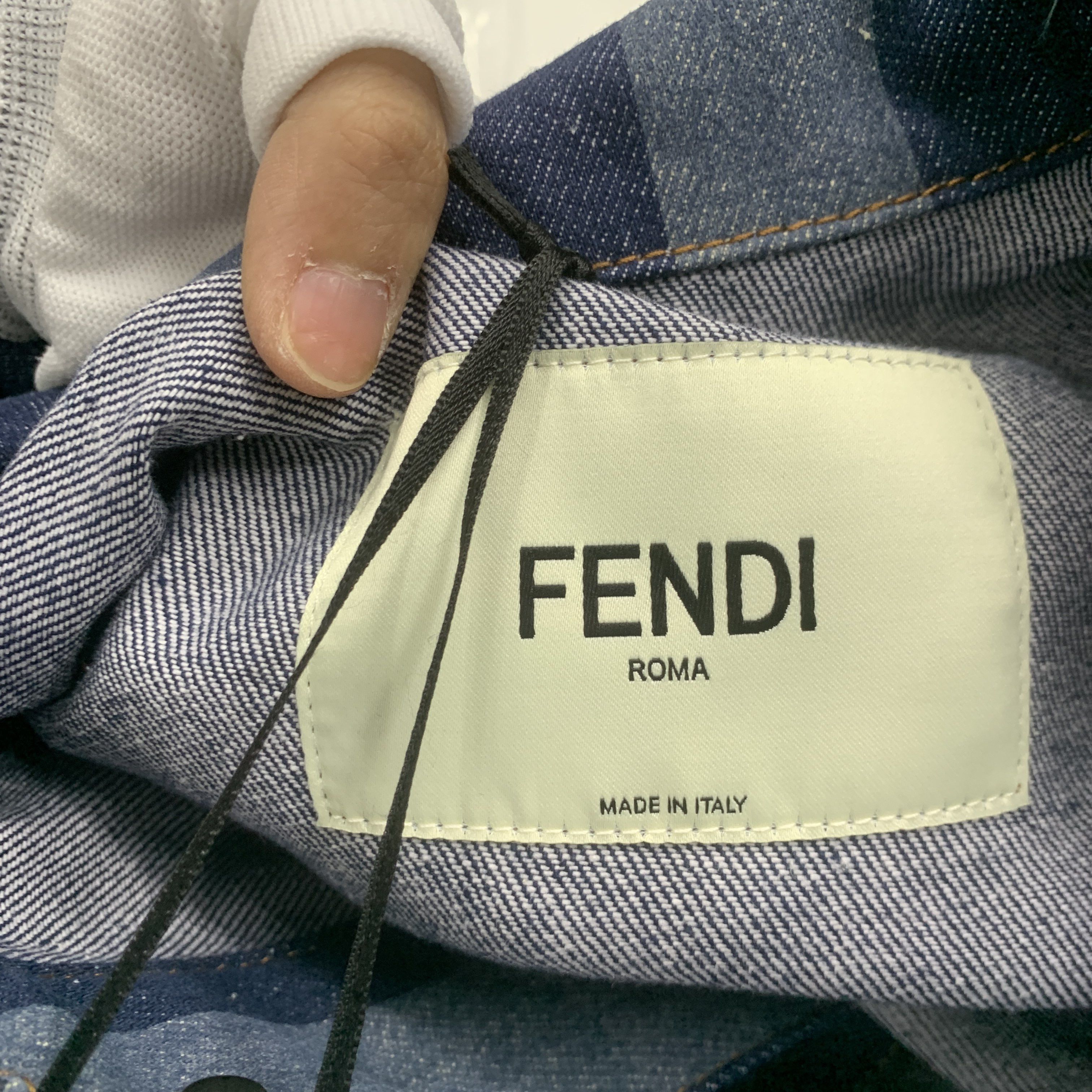 Fendi Fendi Striped Denim Jacket Size 38 Size XS / US 0-2 / IT 36-38 - 3 Thumbnail