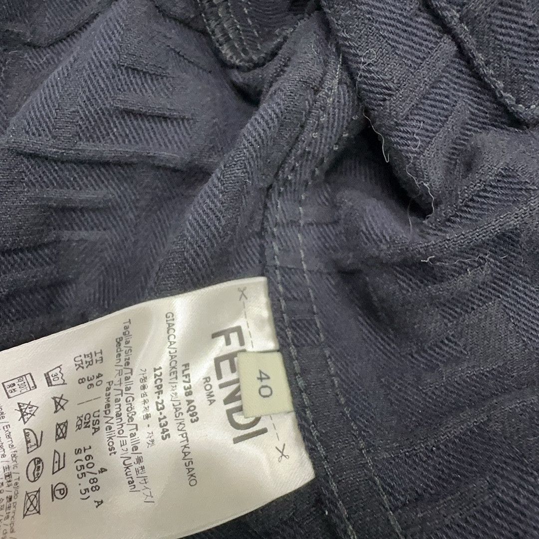 Fendi Fendi Embossed FF Logo Jacket Size 40 Size S / US 4 / IT 40 - 4 Thumbnail