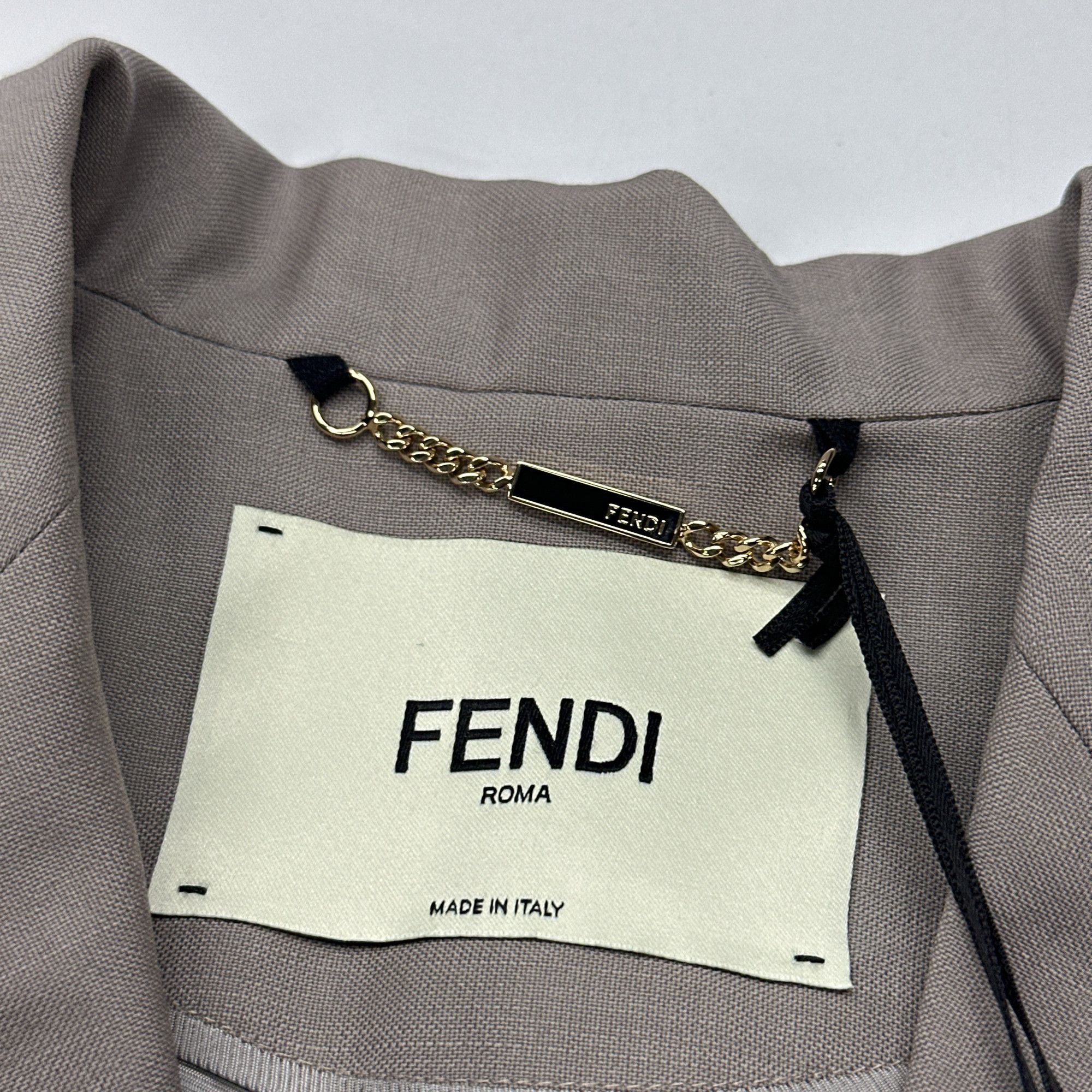 Fendi Fendi Gray Blazer Size 38 Size XS / US 0-2 / IT 36-38 - 4 Thumbnail